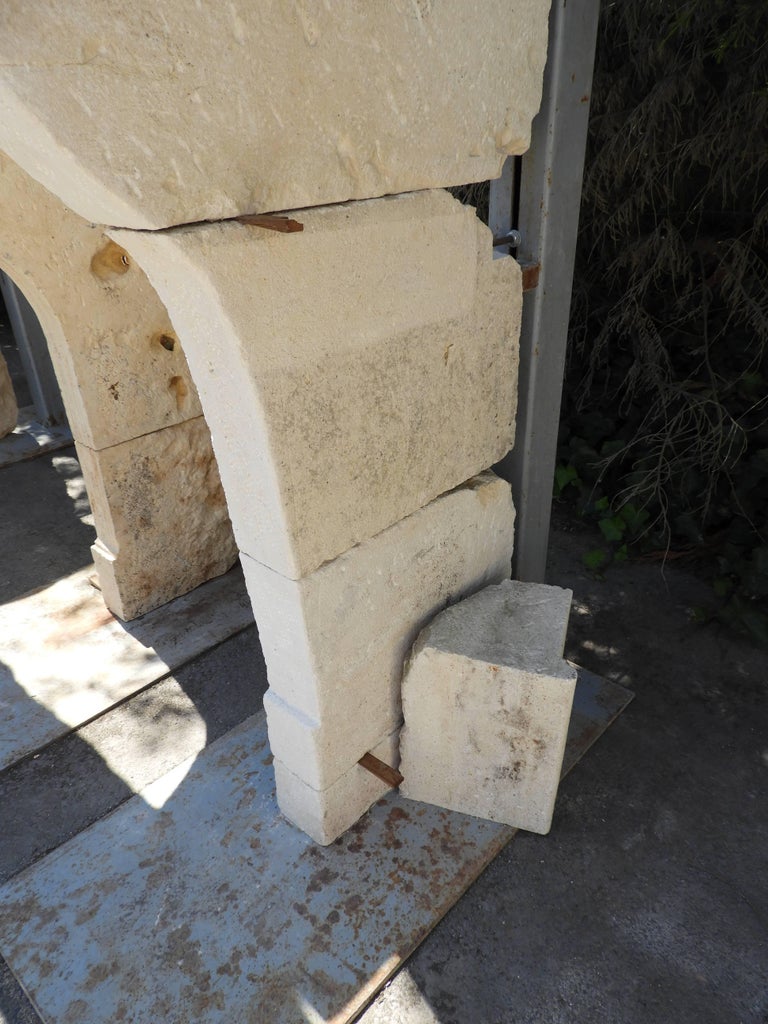 19th Century Louis Philippe Fireplace in Limestone For Sale at 1stDibs