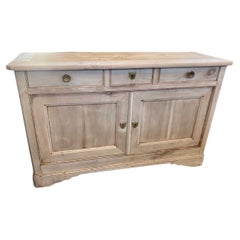 19th Century Louis Philippe French Bleached Cherry Buffet