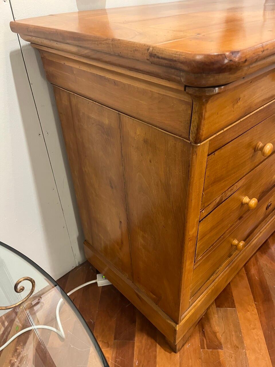 Legno Comò a cassapanca francese Louis Philippe del XIX secolo in vendita