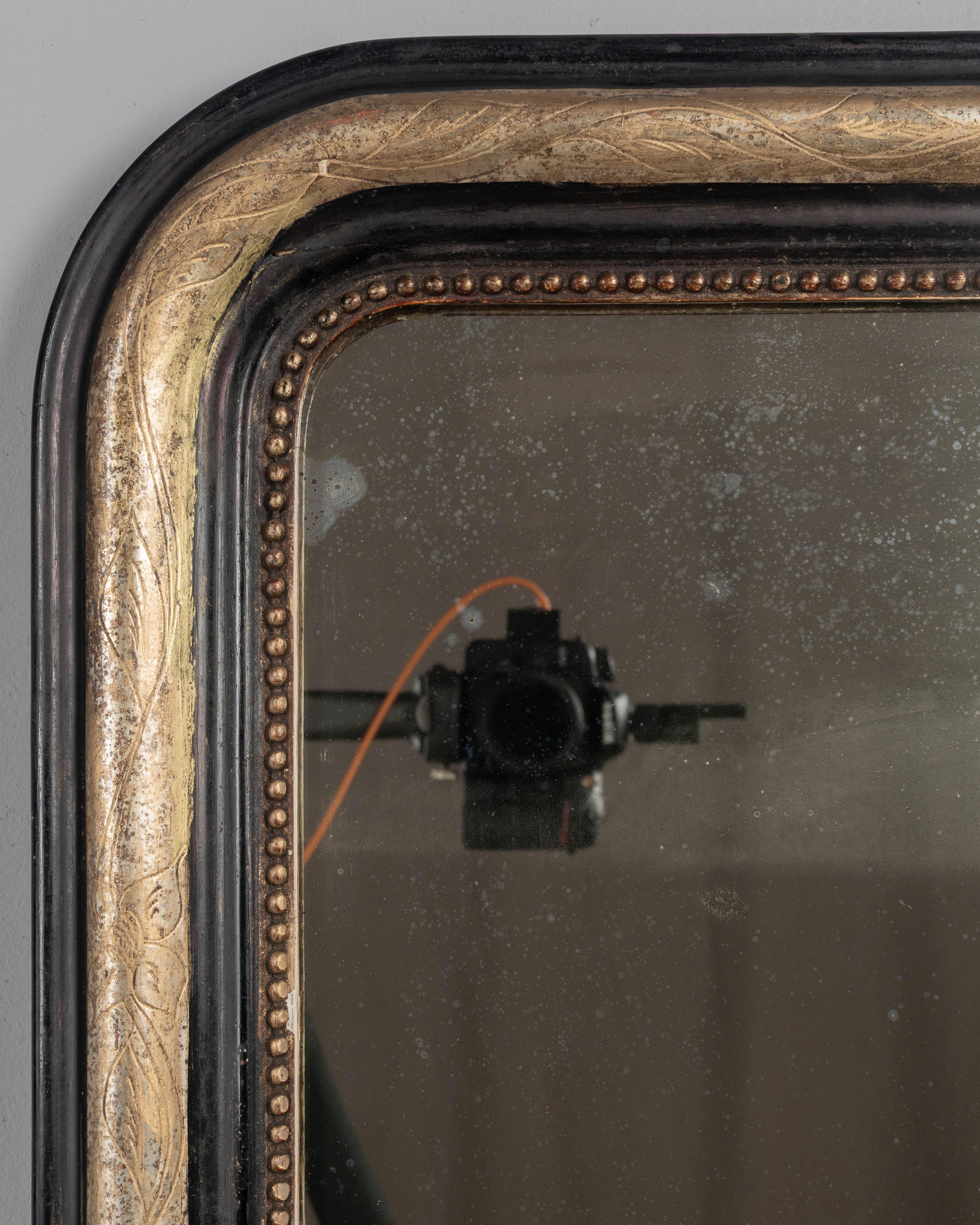 Louis-Philippe Miroir doré français Louis Philippe du 19ème siècle