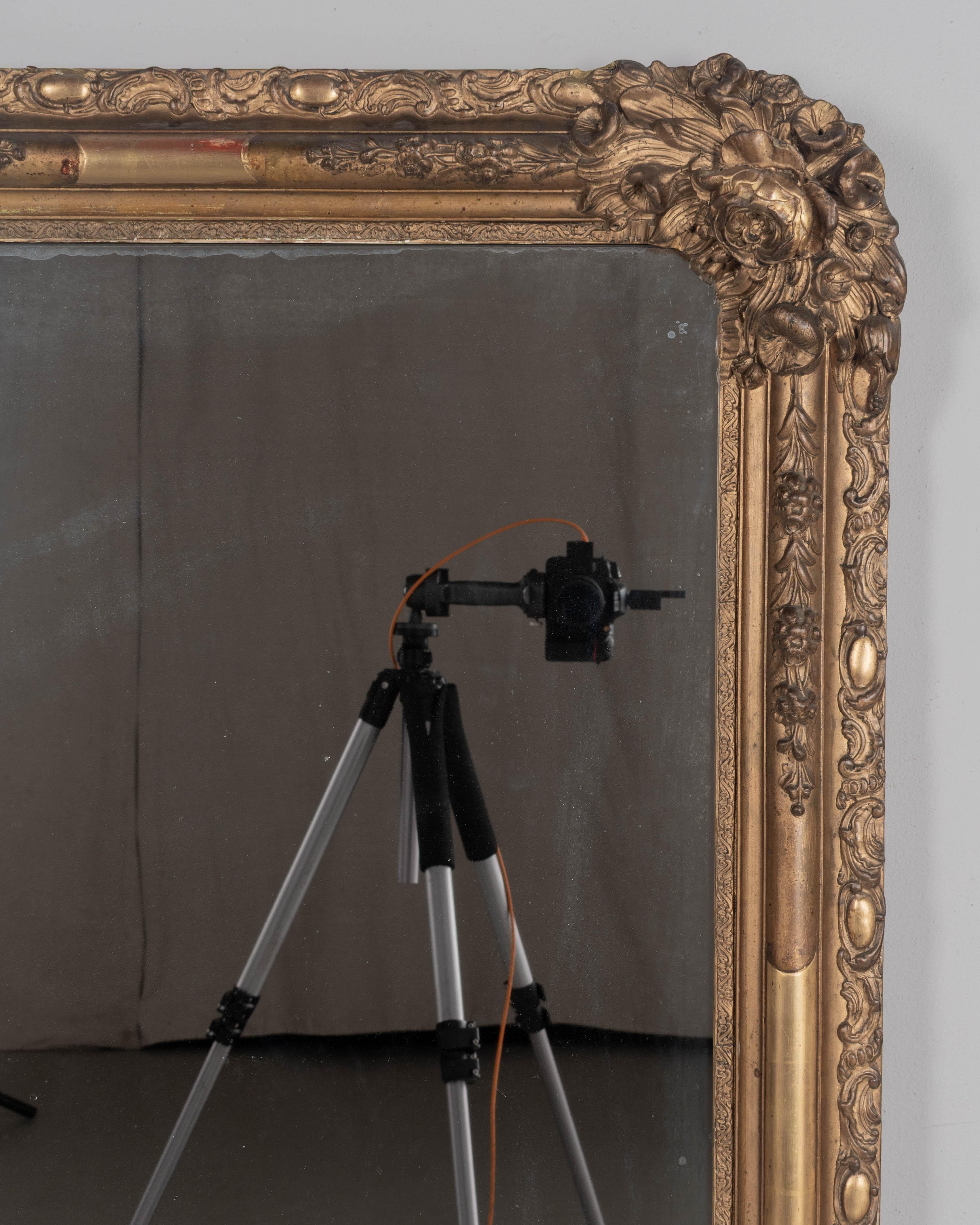 19th Century Louis Philippe French Gilded Mirror 51