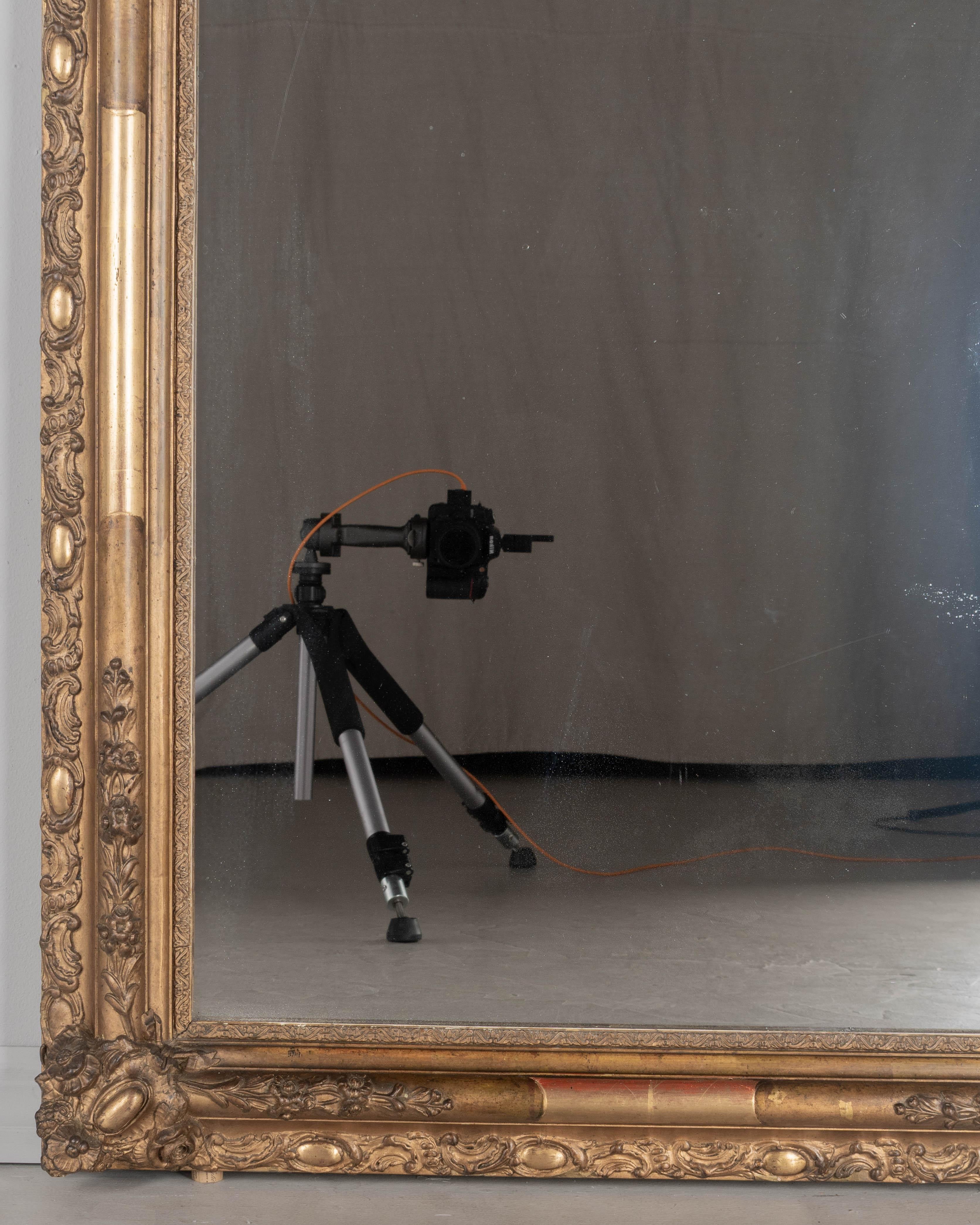 19th Century Louis Philippe French Gilded Mirror 51