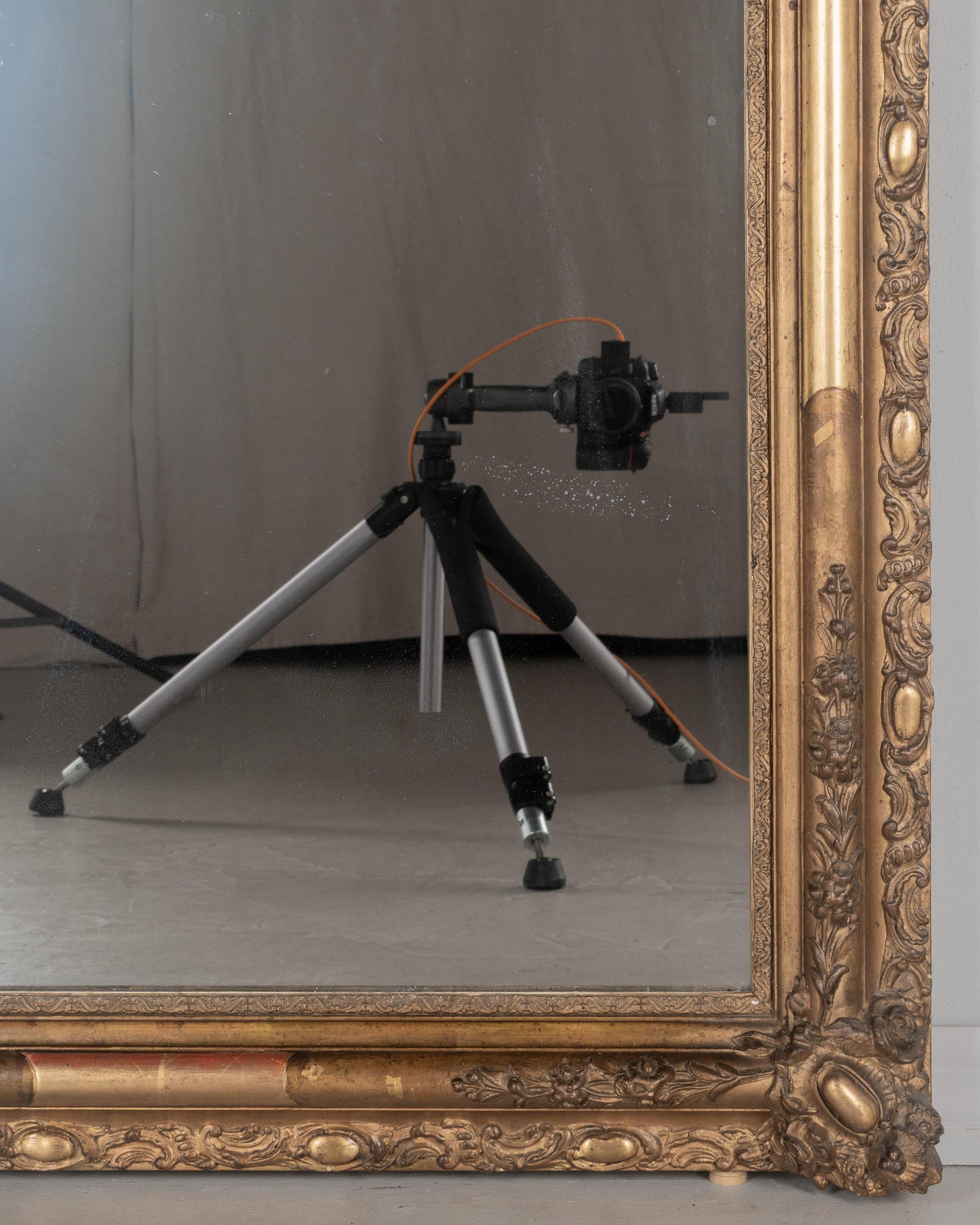 19th Century Louis Philippe French Gilded Mirror 51