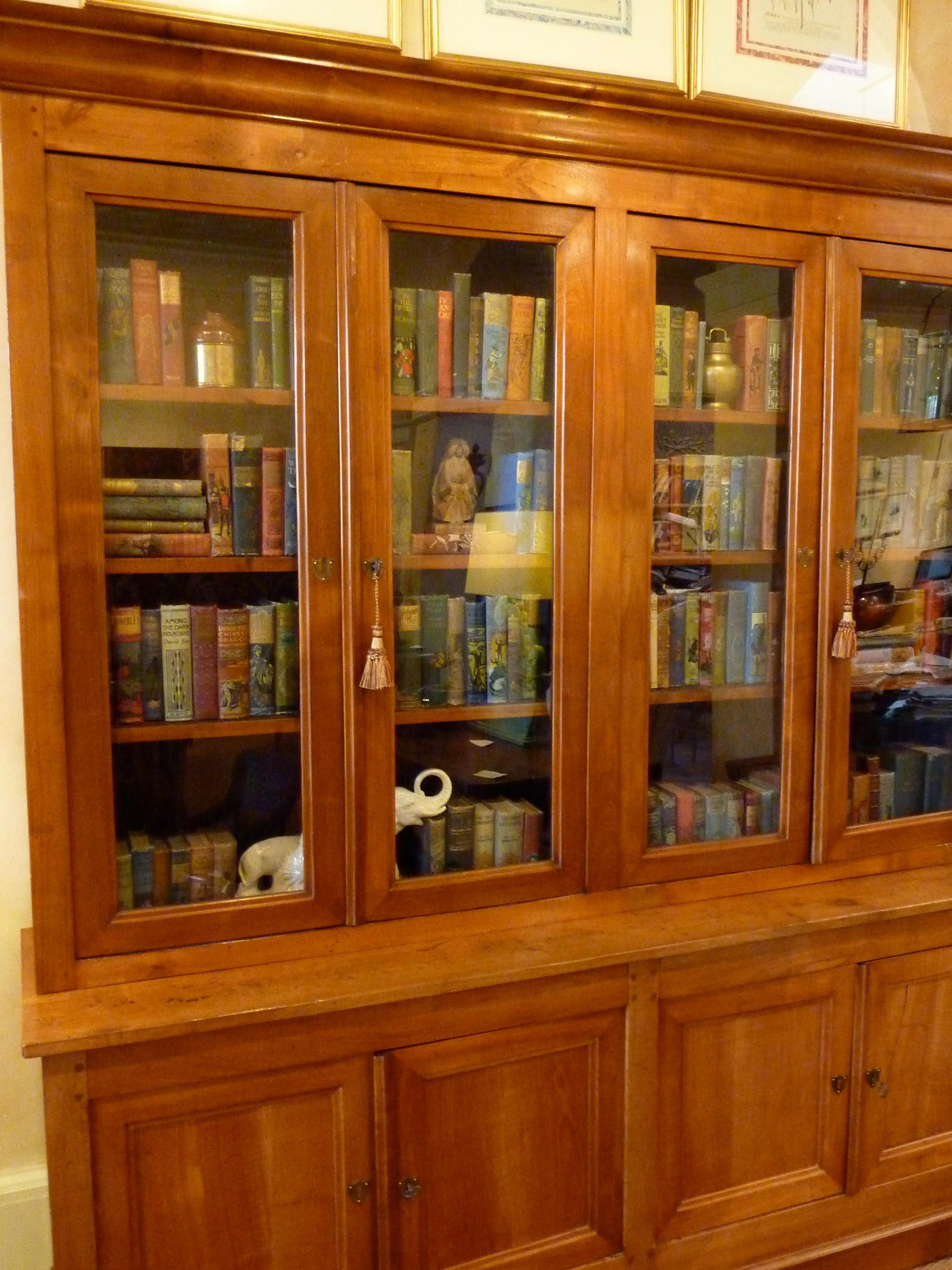 Hand-Crafted 19th Century Louis Philippe French Provincial “Bibliotheque” Bookcase