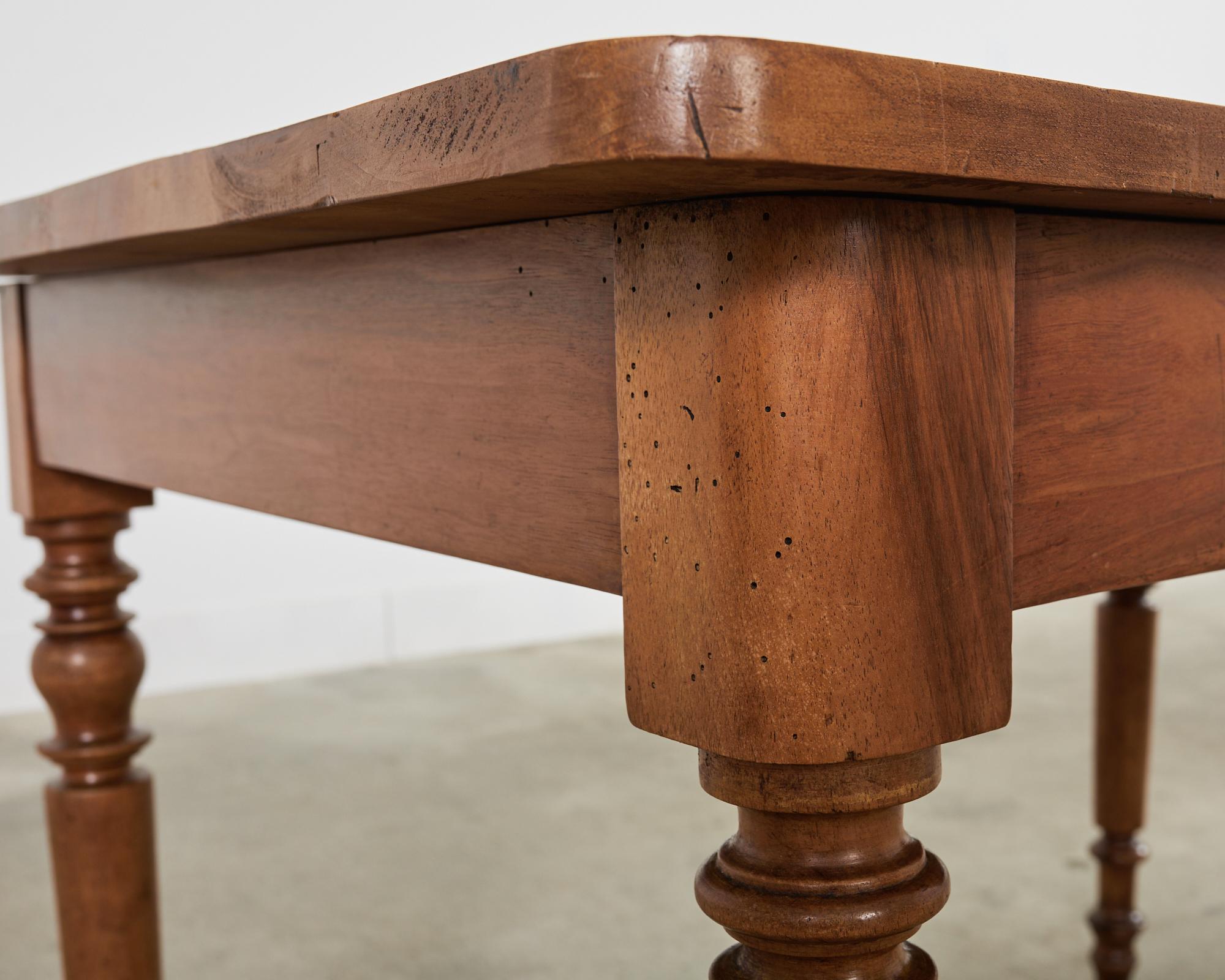 19th Century Louis Philippe Fruitwood Dining or Writing Table For Sale 8