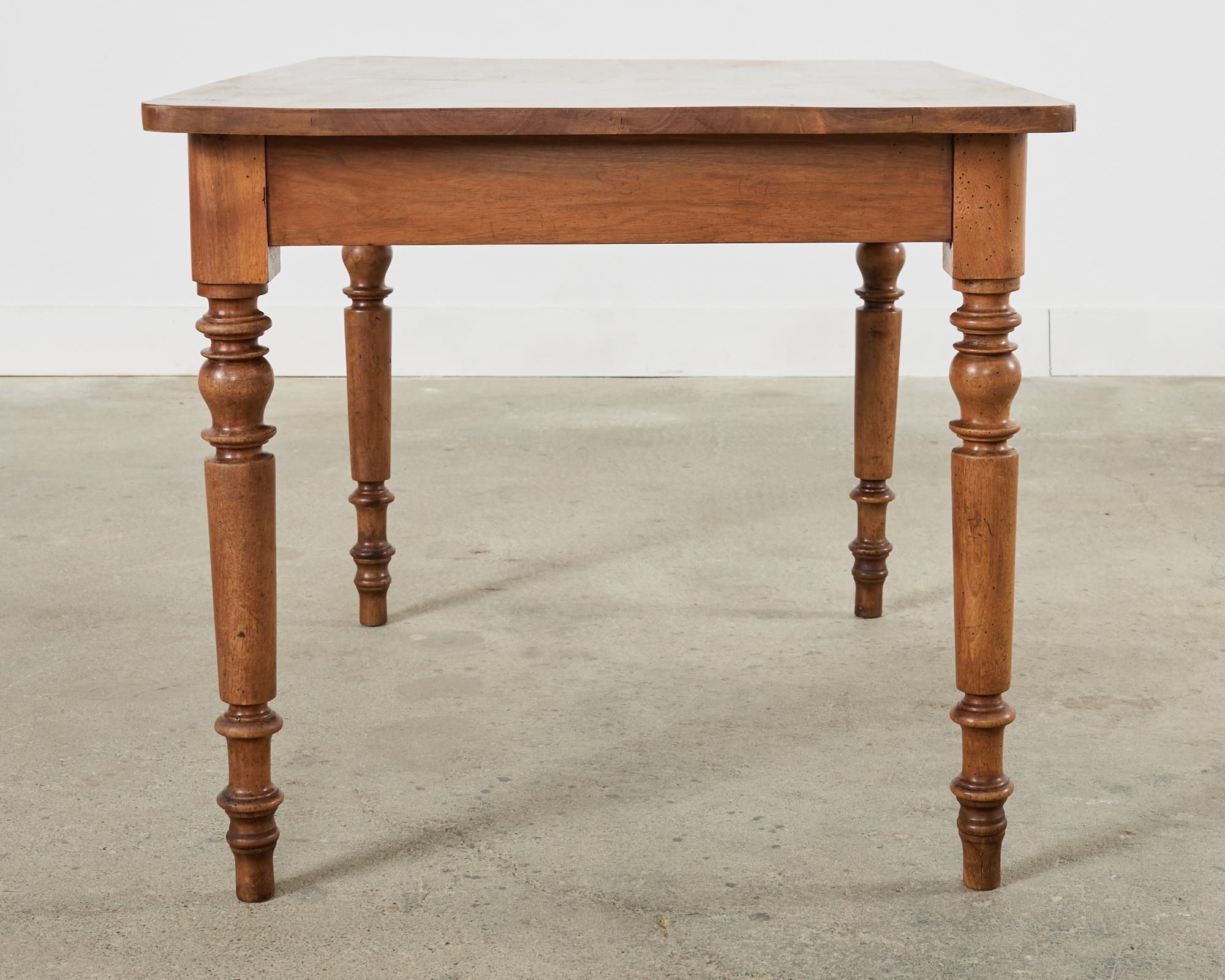 19th Century Louis Philippe Fruitwood Dining or Writing Table For Sale 9