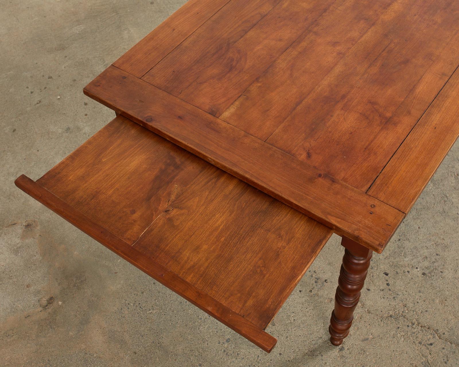 19th Century Louis Philippe Fruitwood Farmhouse Dining Table 6