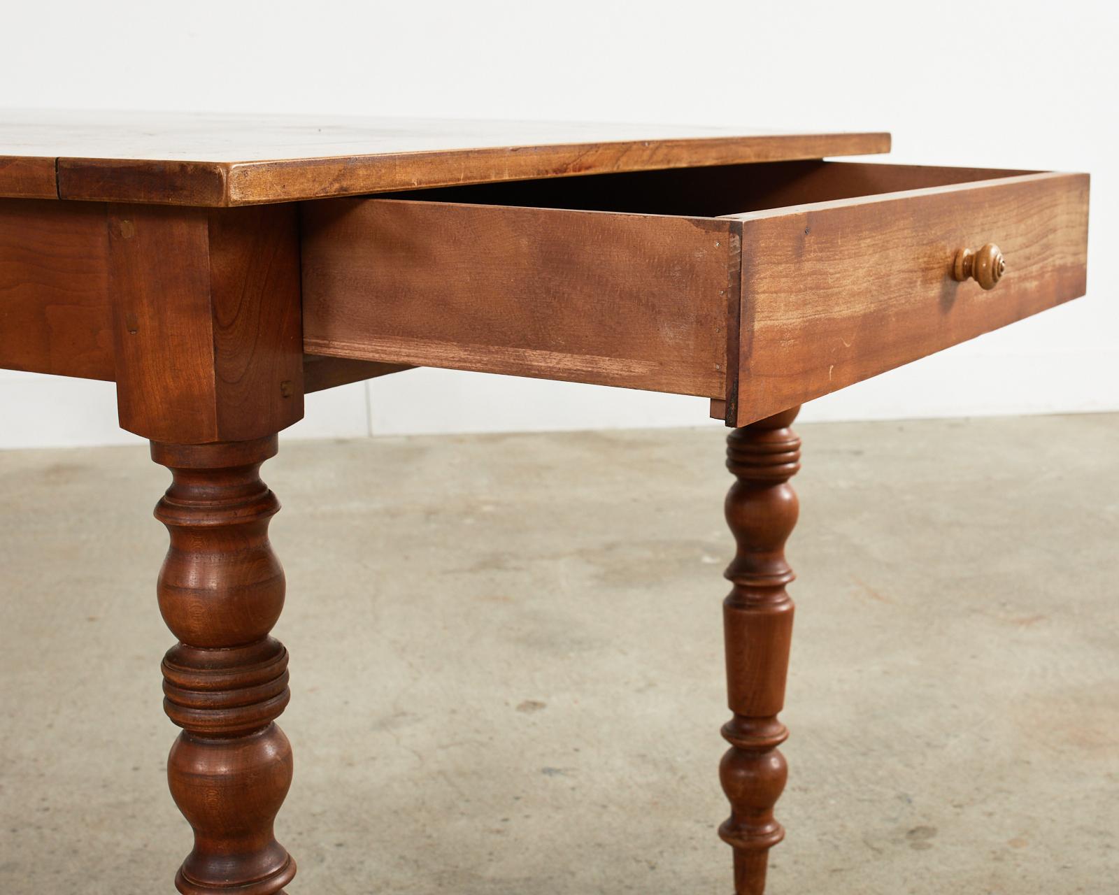 19th Century Louis Philippe Fruitwood Farmhouse Dining Table 11