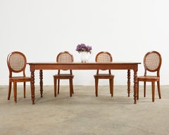 19th Century Louis Philippe Fruitwood Farmhouse Dining Table