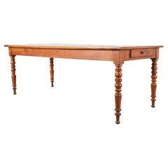 19th Century Louis Philippe Fruitwood Farmhouse Dining Table