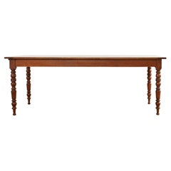 19th Century Louis Philippe Fruitwood Farmhouse Dining Table