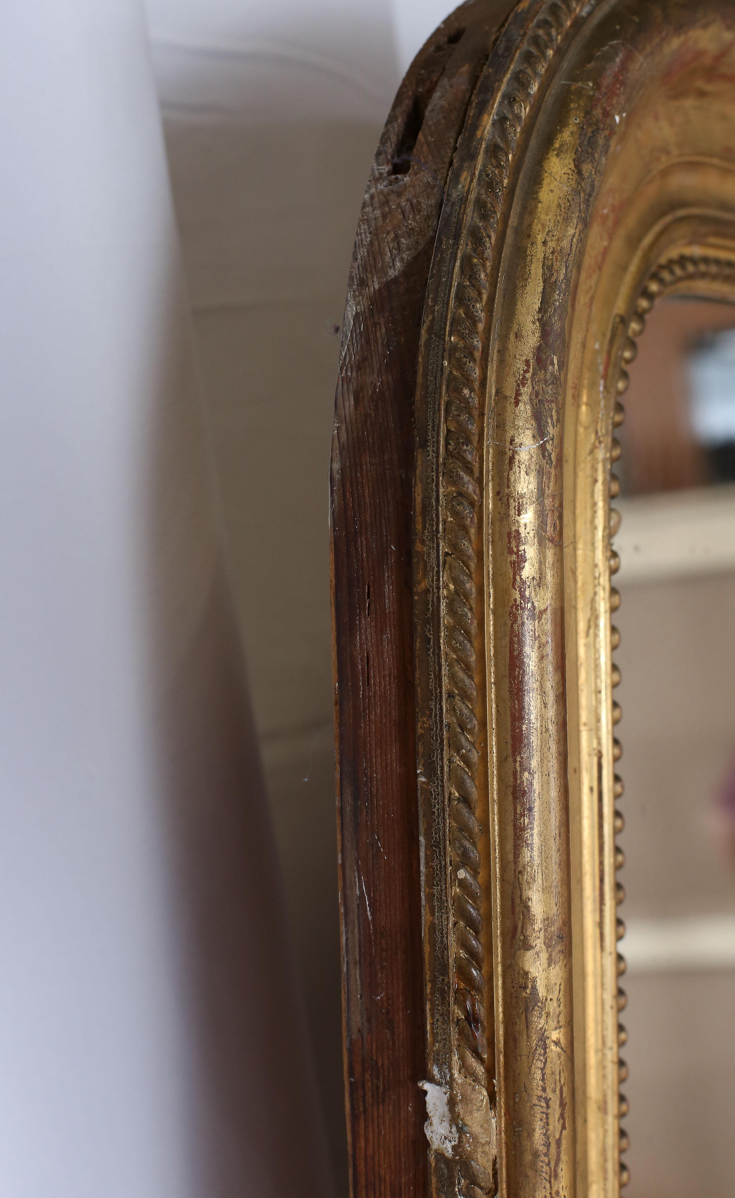 19th Century Louis Philippe Gilt Mirror 2