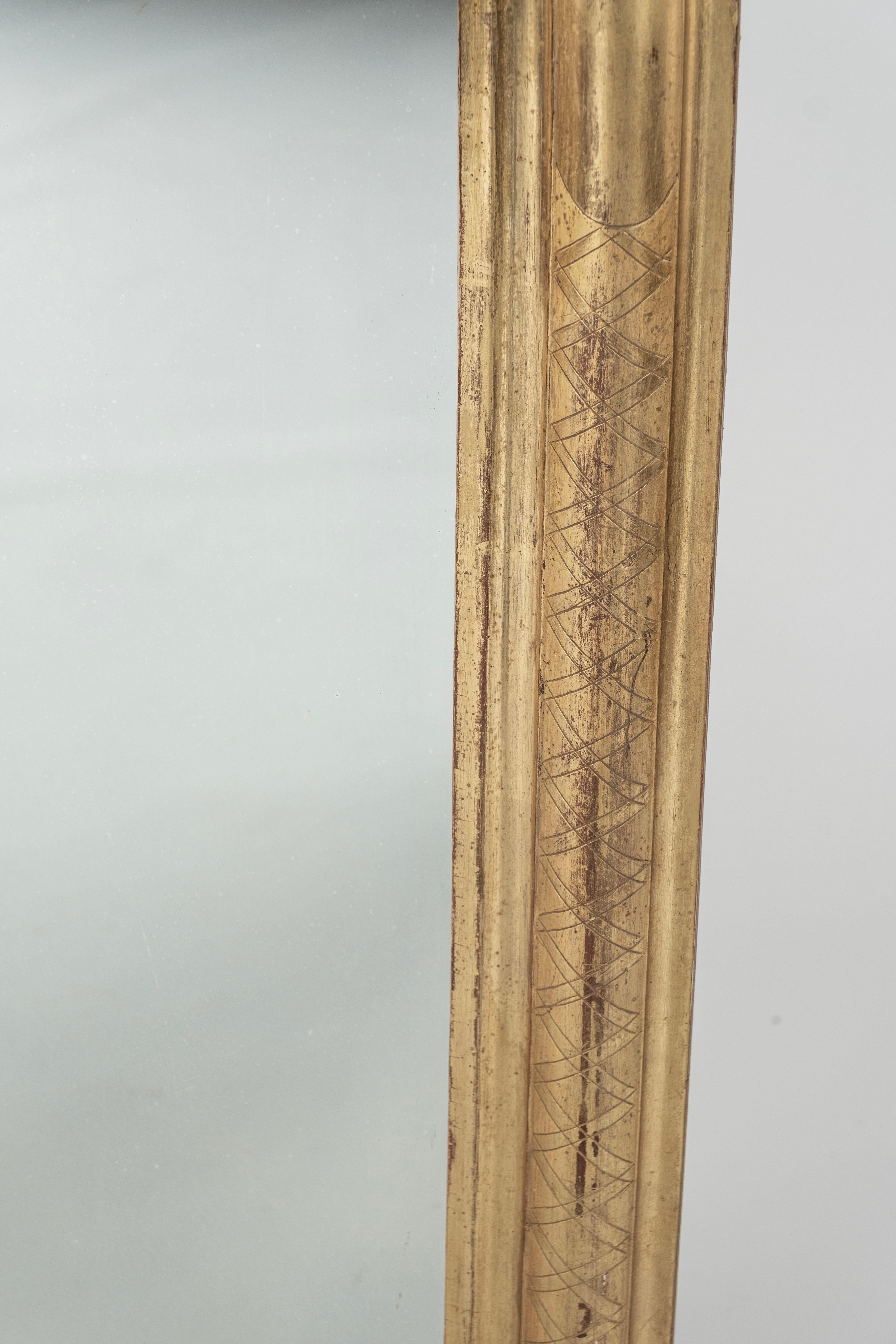 19th Century Louis Philippe Gilt Mirror For Sale 2