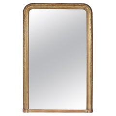 Antique 19th Century Louis Philippe Gilt Mirror