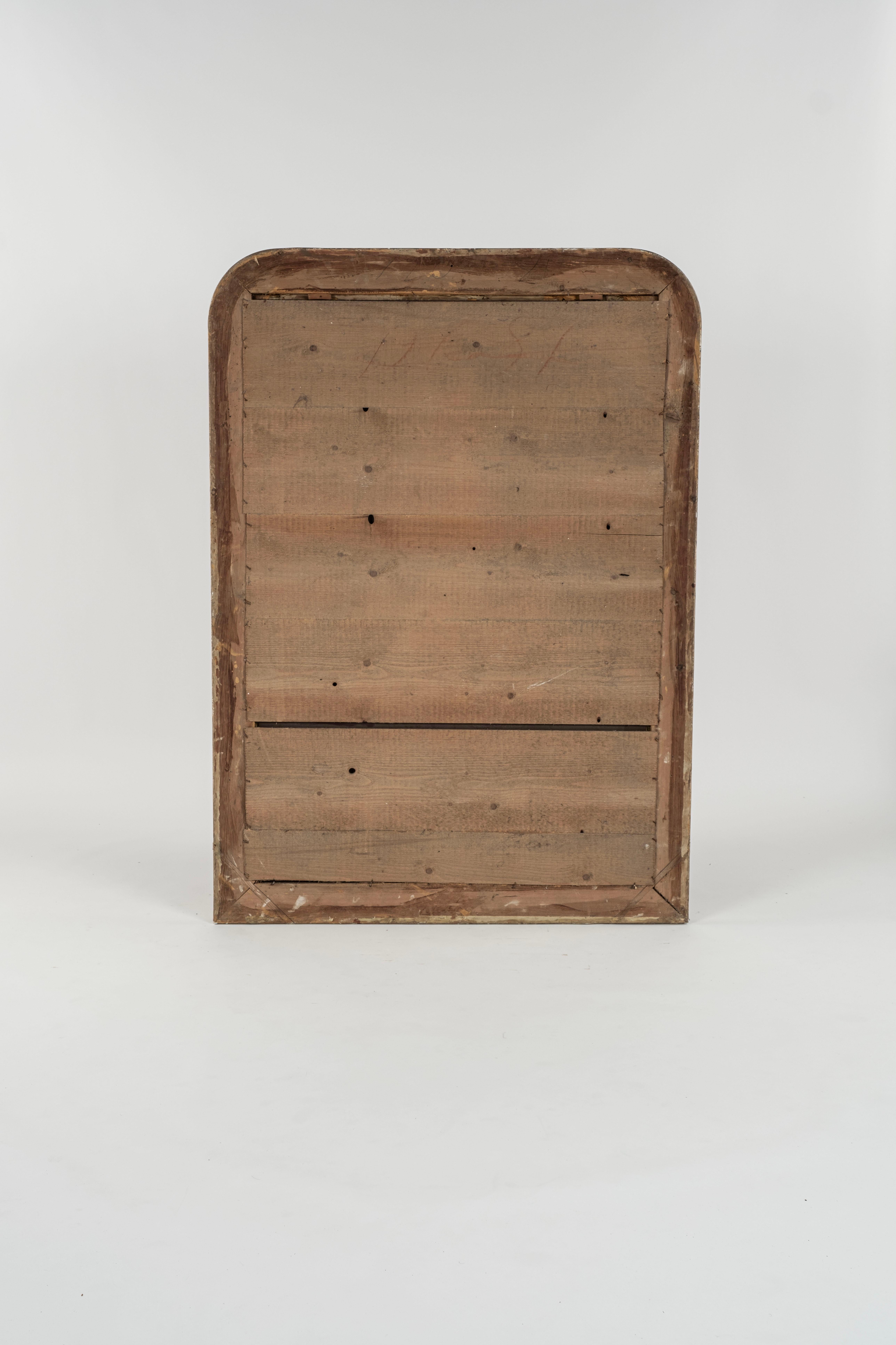 Specchio in legno dorato Louis Philippe del XIX secolo in vendita 4