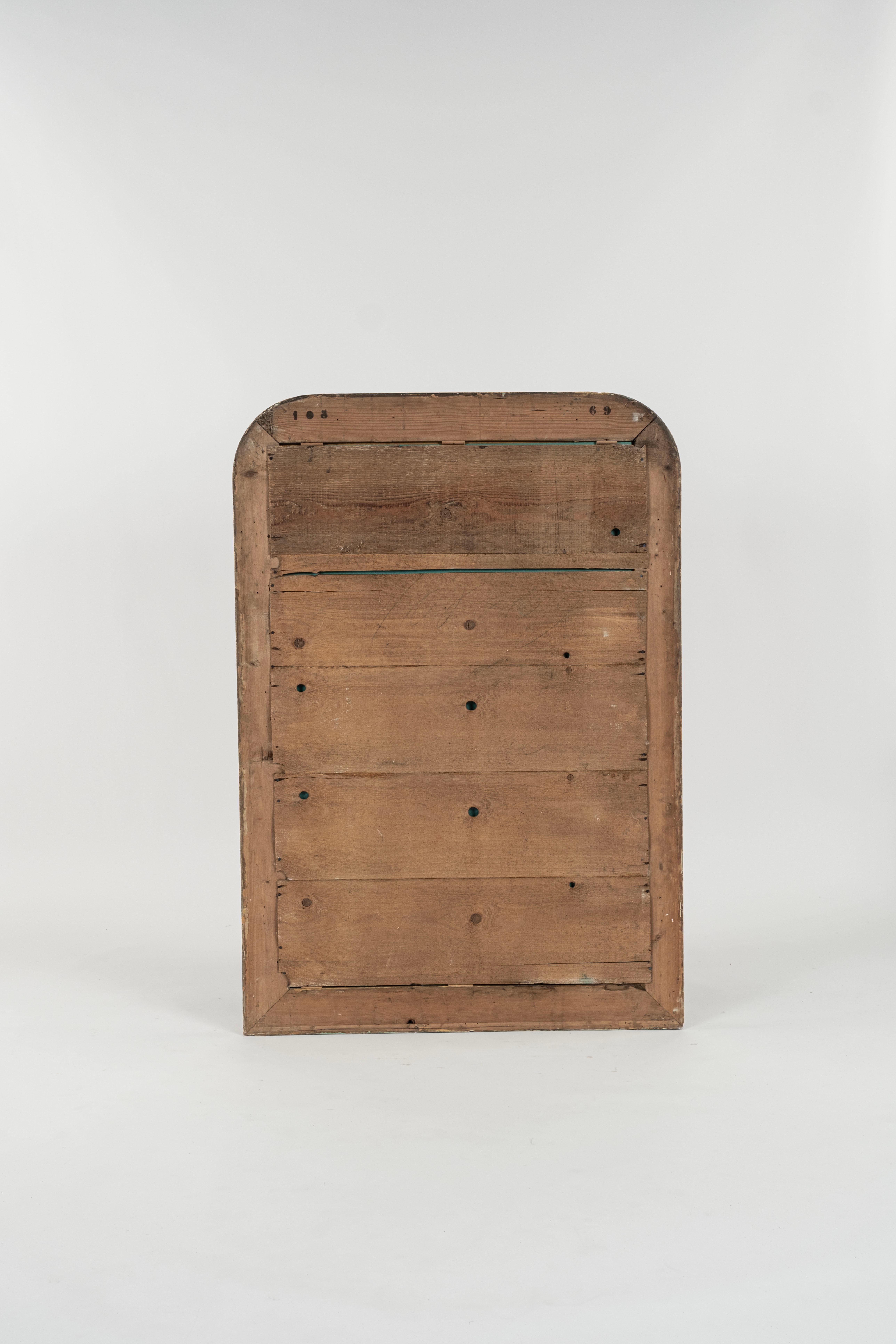 Specchio in legno dorato Louis Philippe del XIX secolo in vendita 6