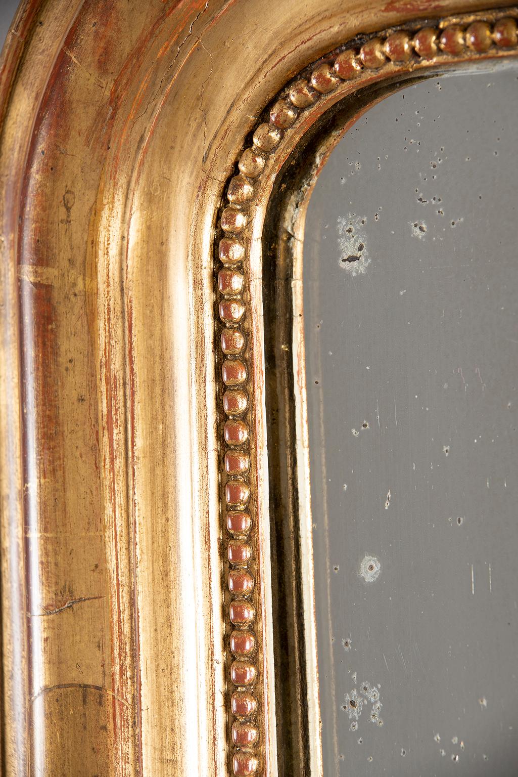 19th Century Louis Philippe Giltwood Mirror 1