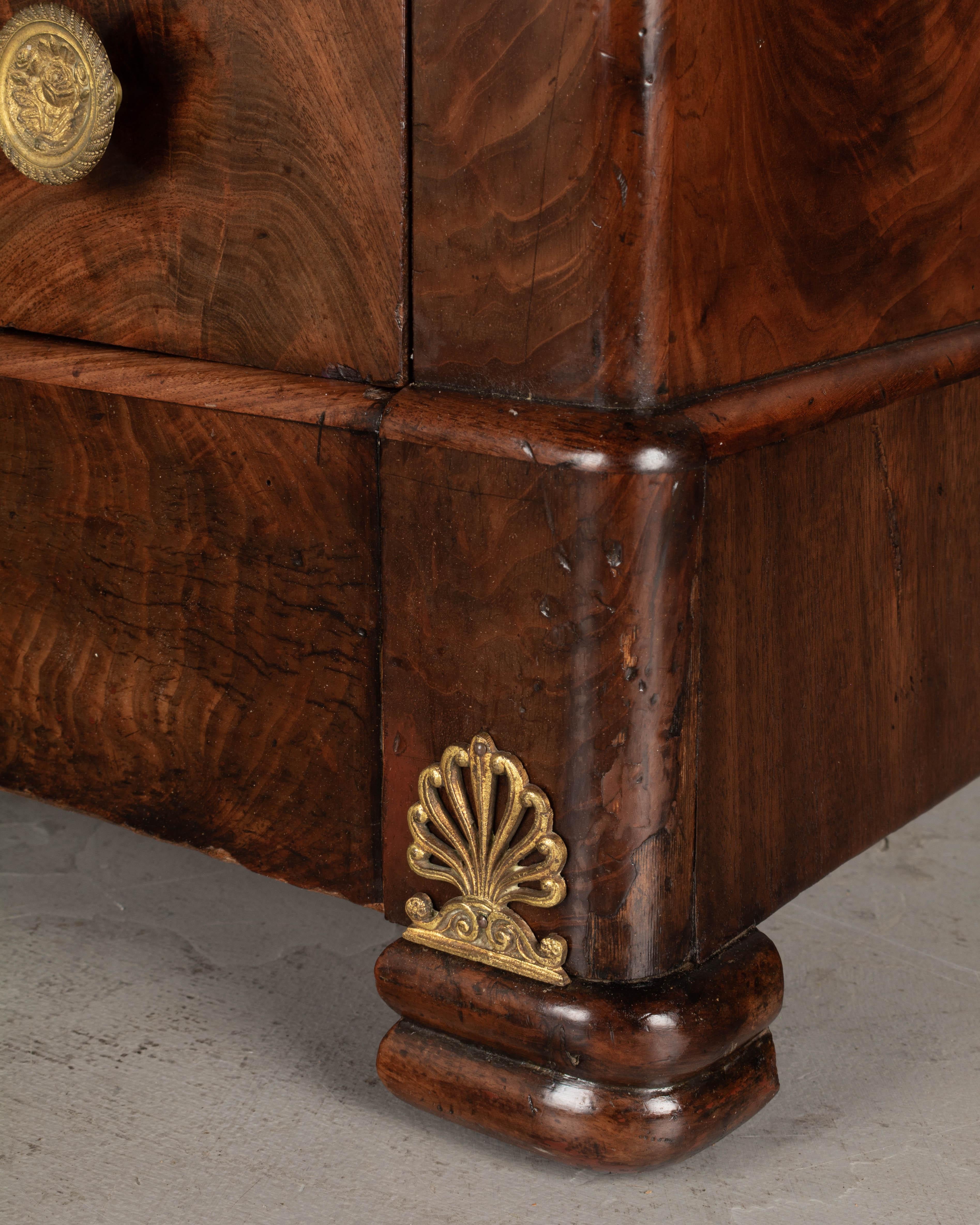 19th Century Louis Philippe Mahogany Commode For Sale 6