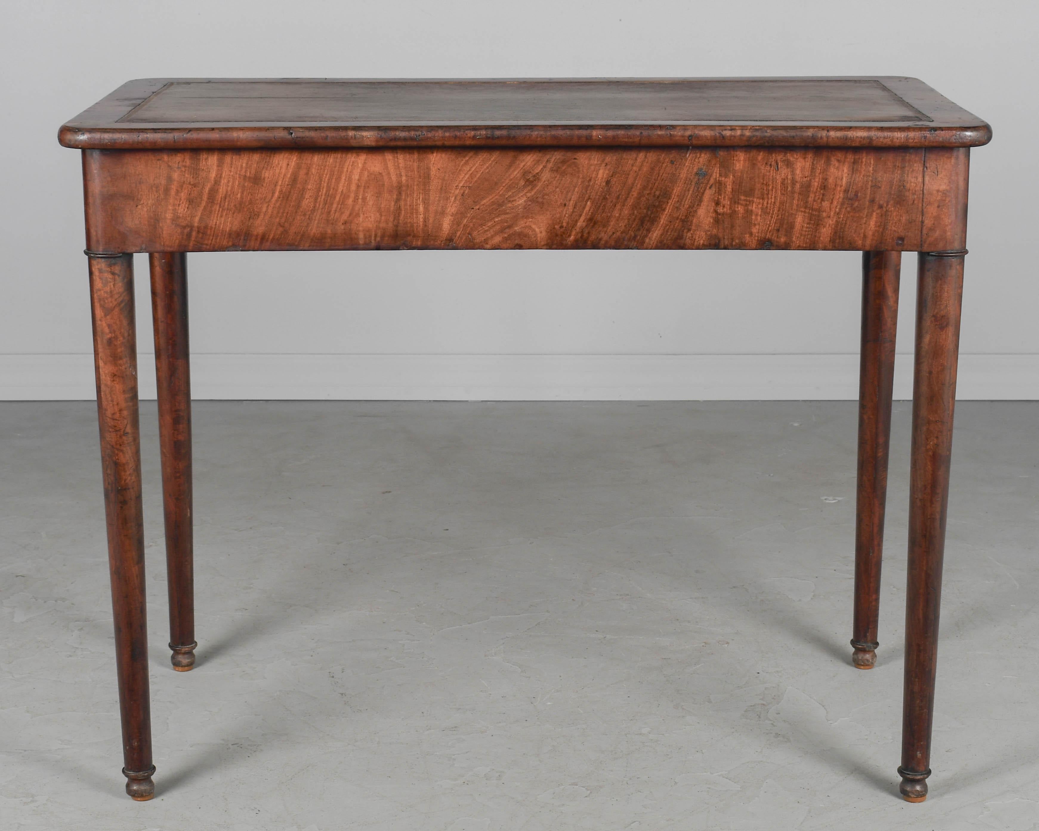 19th Century Louis Philippe Mahogany Desk In Good Condition In Winter Park, FL