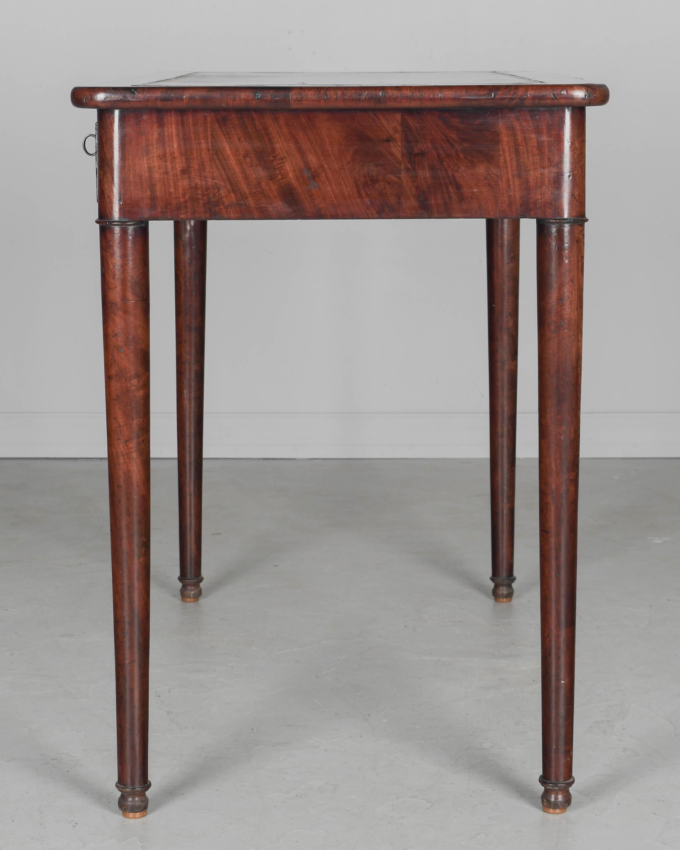 19th Century Louis Philippe Mahogany Desk 1