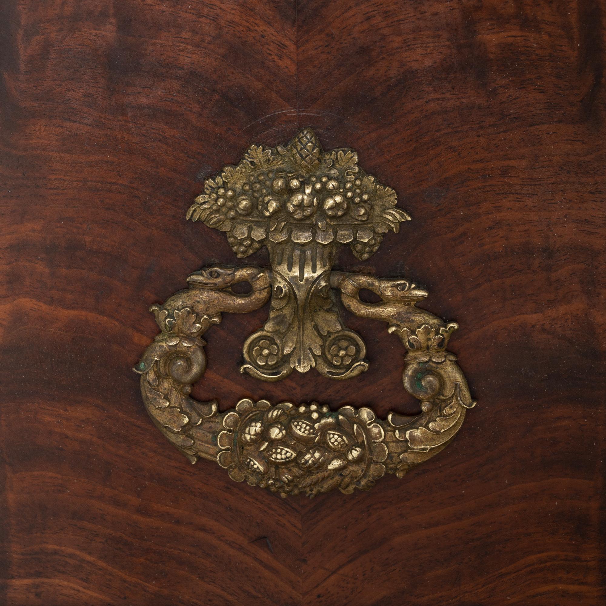 19th Century Louis Philippe Mahogany Drawer Chest with Marble Top 8