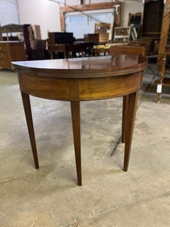 19th Century Louis Philippe Mahogany Folding Game Table