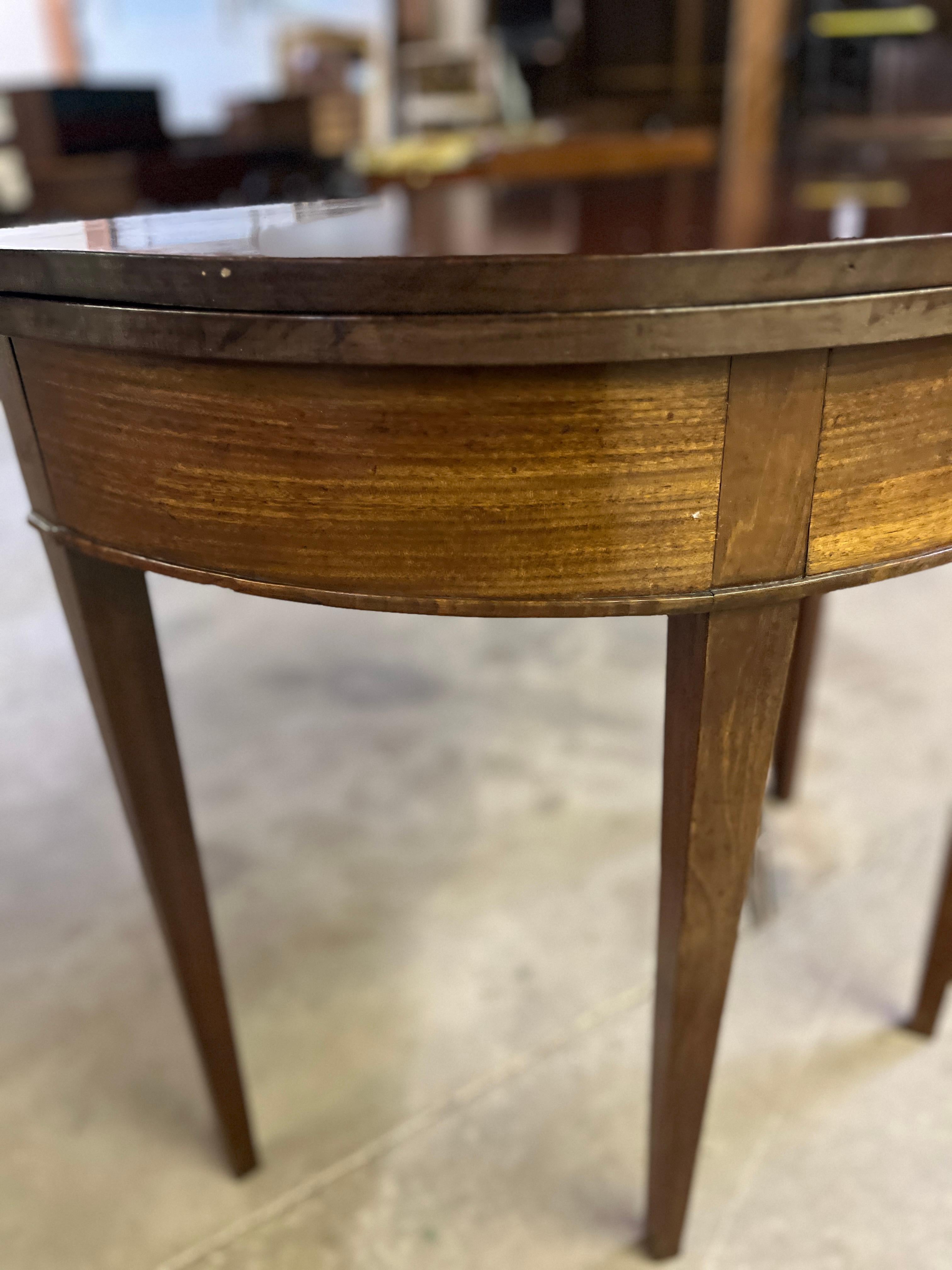 19th Century Louis Philippe Mahogany Folding Game Table In Good Condition For Sale In Scottsdale, AZ