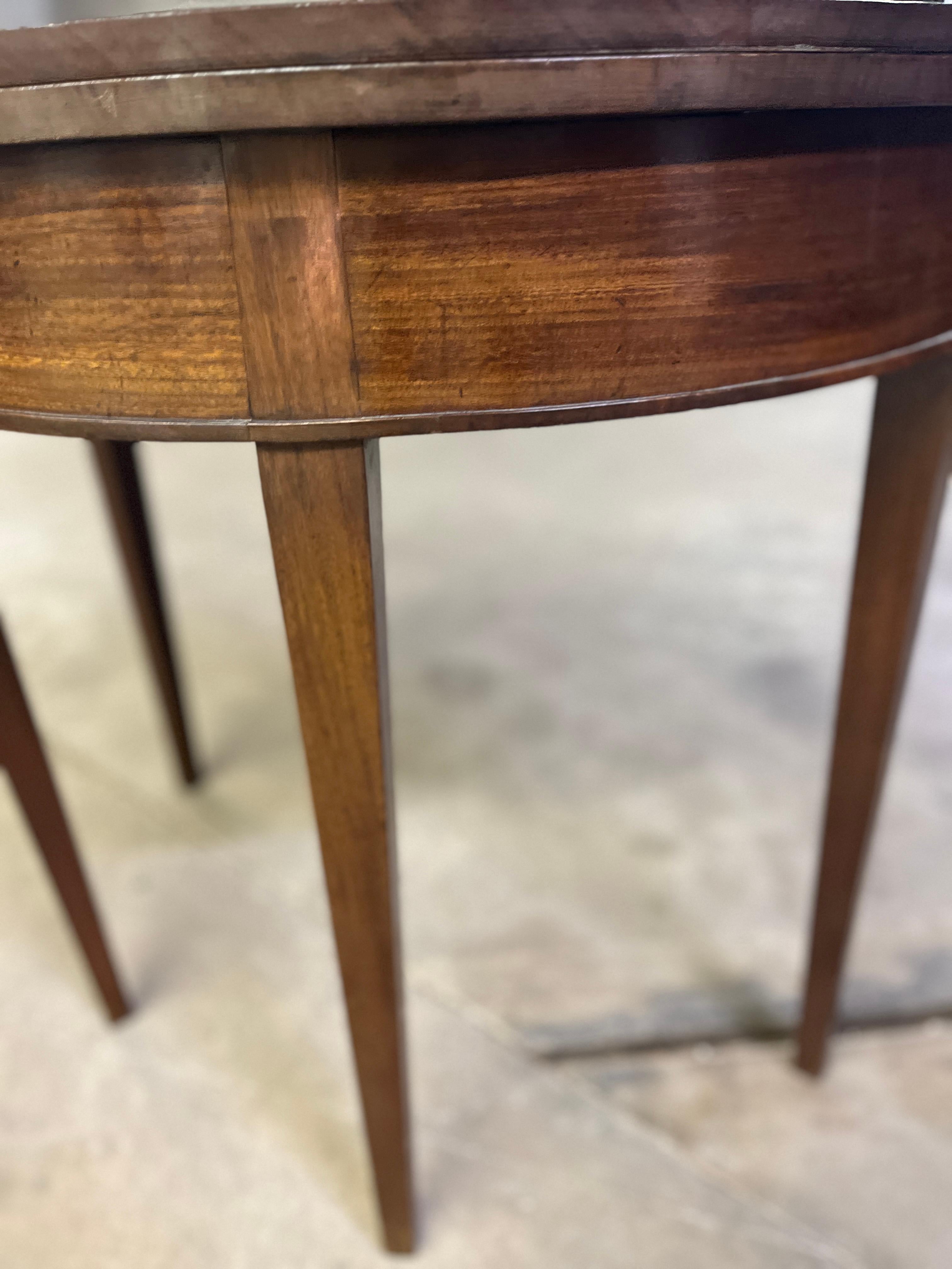 19th Century Louis Philippe Mahogany Folding Game Table For Sale 1