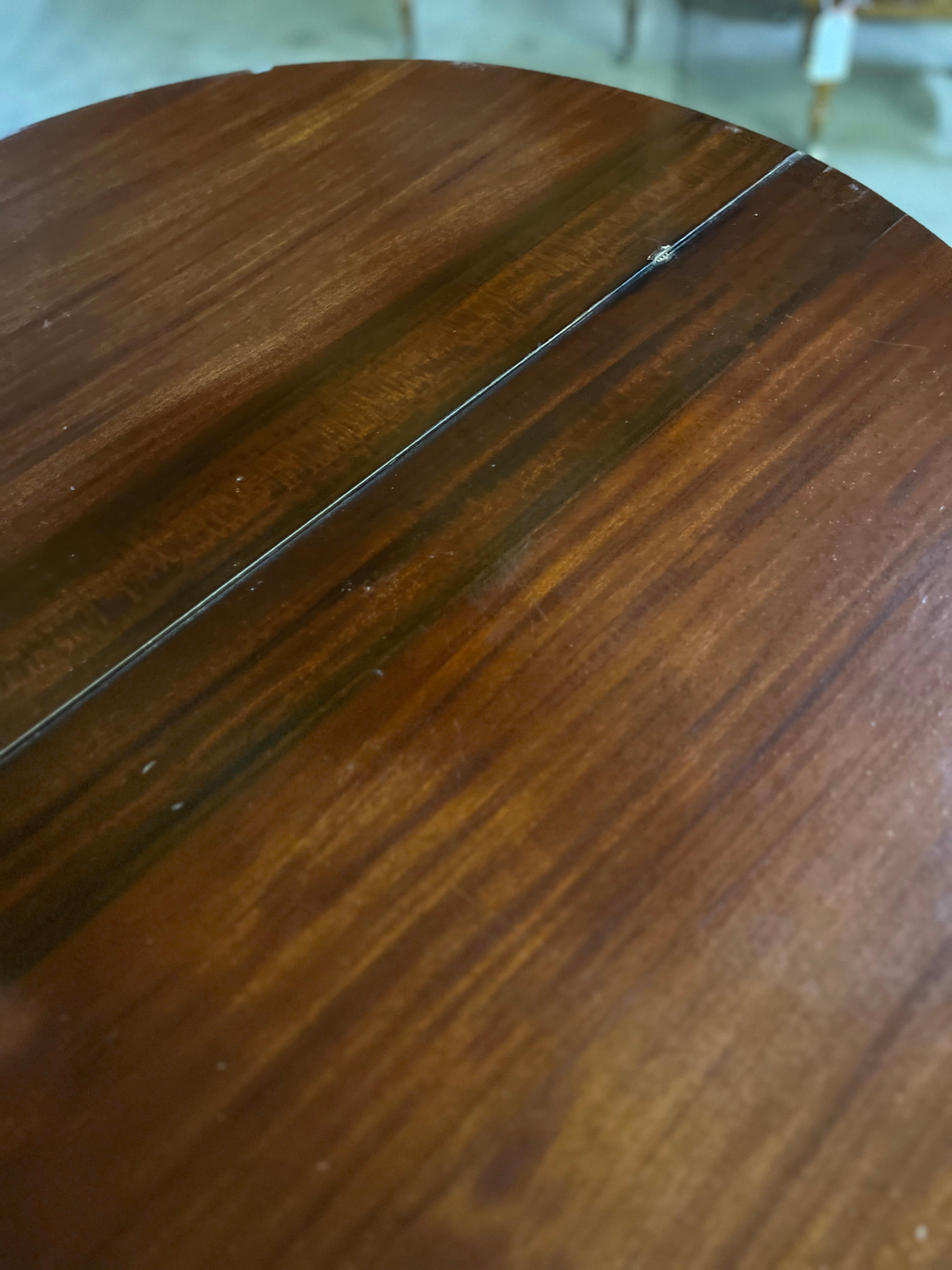 19th Century Louis Philippe Mahogany Folding Game Table For Sale 4