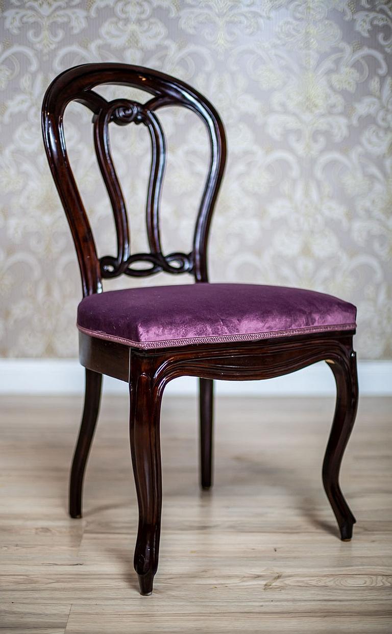 19th Century Louis Philippe Mahogany Table with Chairs 7