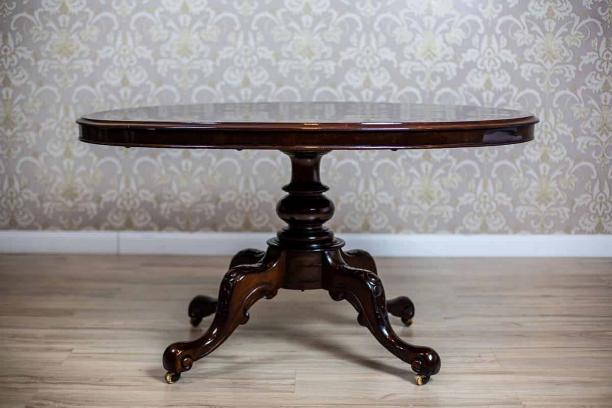 French 19th Century Louis Philippe Mahogany Table with Chairs