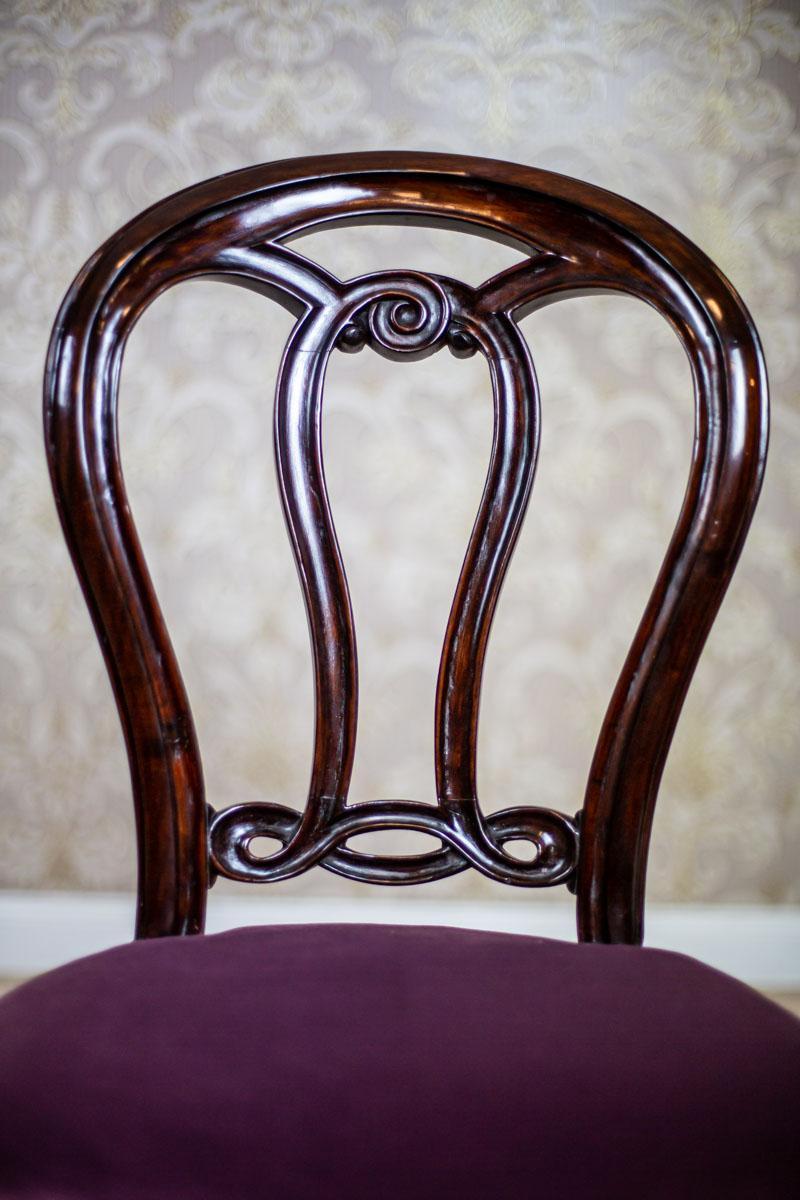 19th Century Louis Philippe Mahogany Table with Chairs 4
