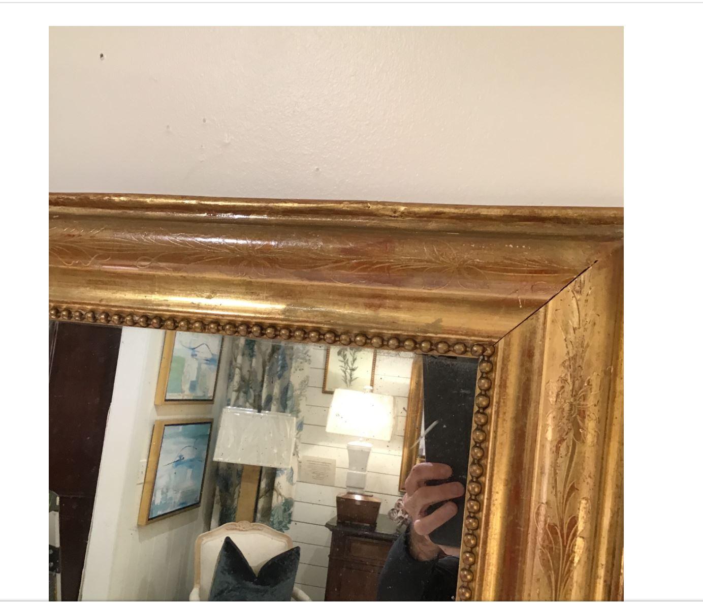 19th Century Louis Philippe Mirror #056 In Good Condition For Sale In Nashville, TN