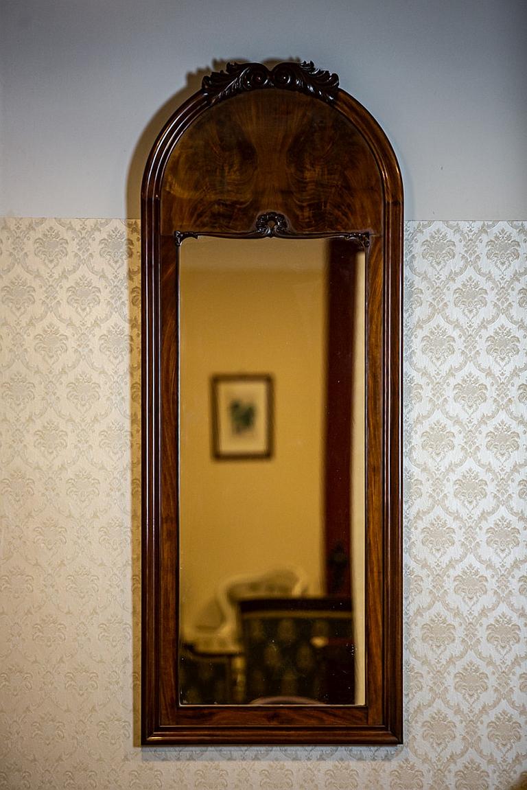 French 19th Century Louis Philippe Mirror and Console Table For Sale