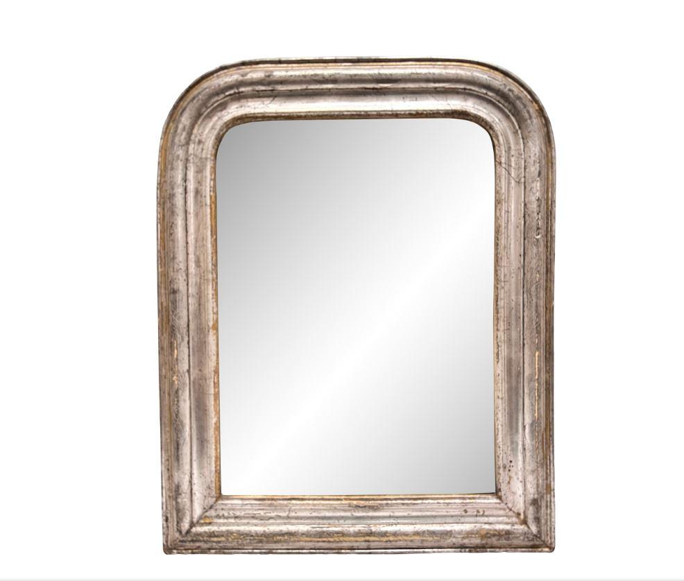 This is a beautiful little Louis Philippe mirror! These petite mirrors make such unique accent pieces. With the intricate details, I consider them a work of art #625