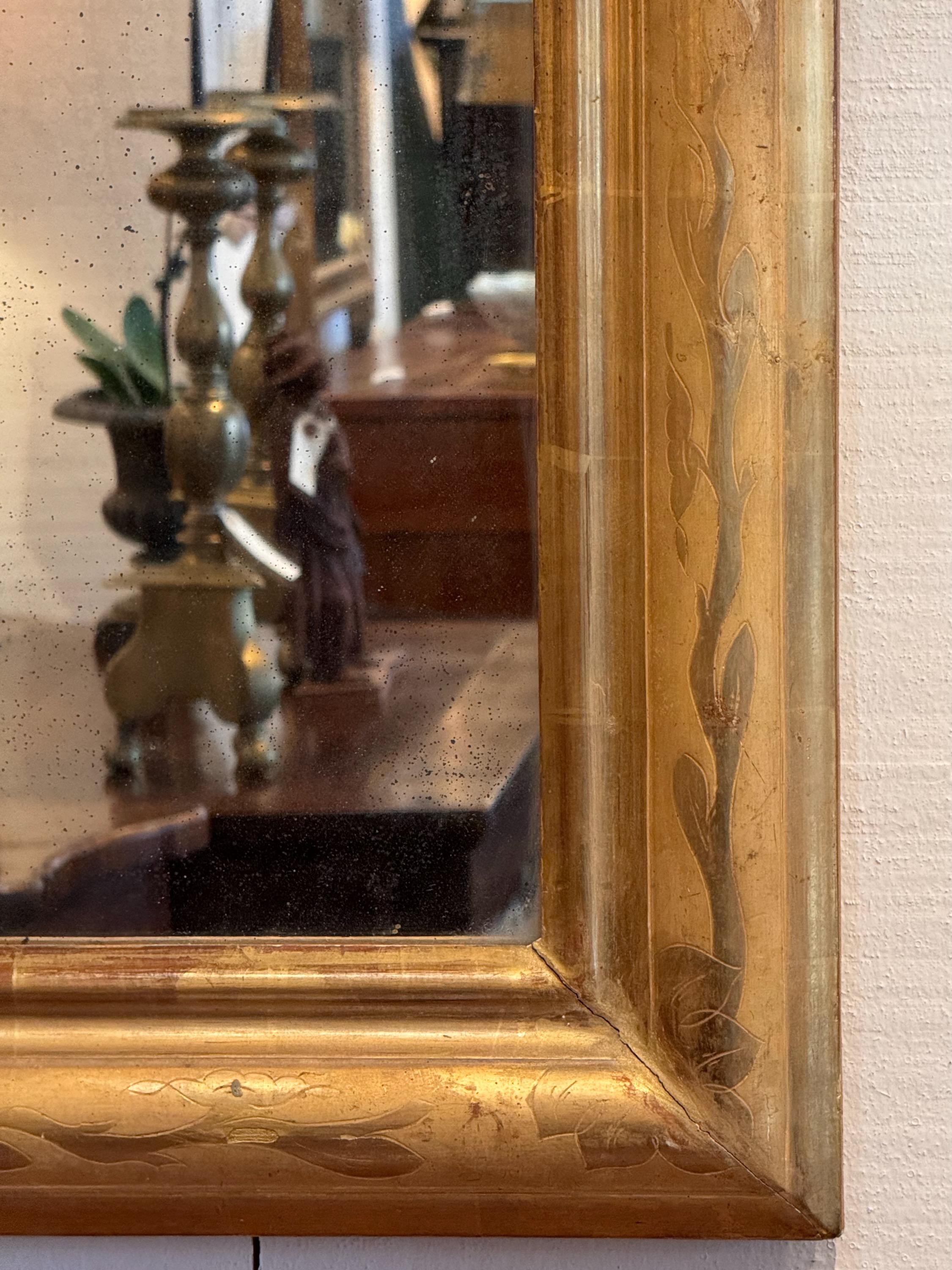 The style that works in any decor. Everyone loves Louis Phillippe mirrors. This is a great one.