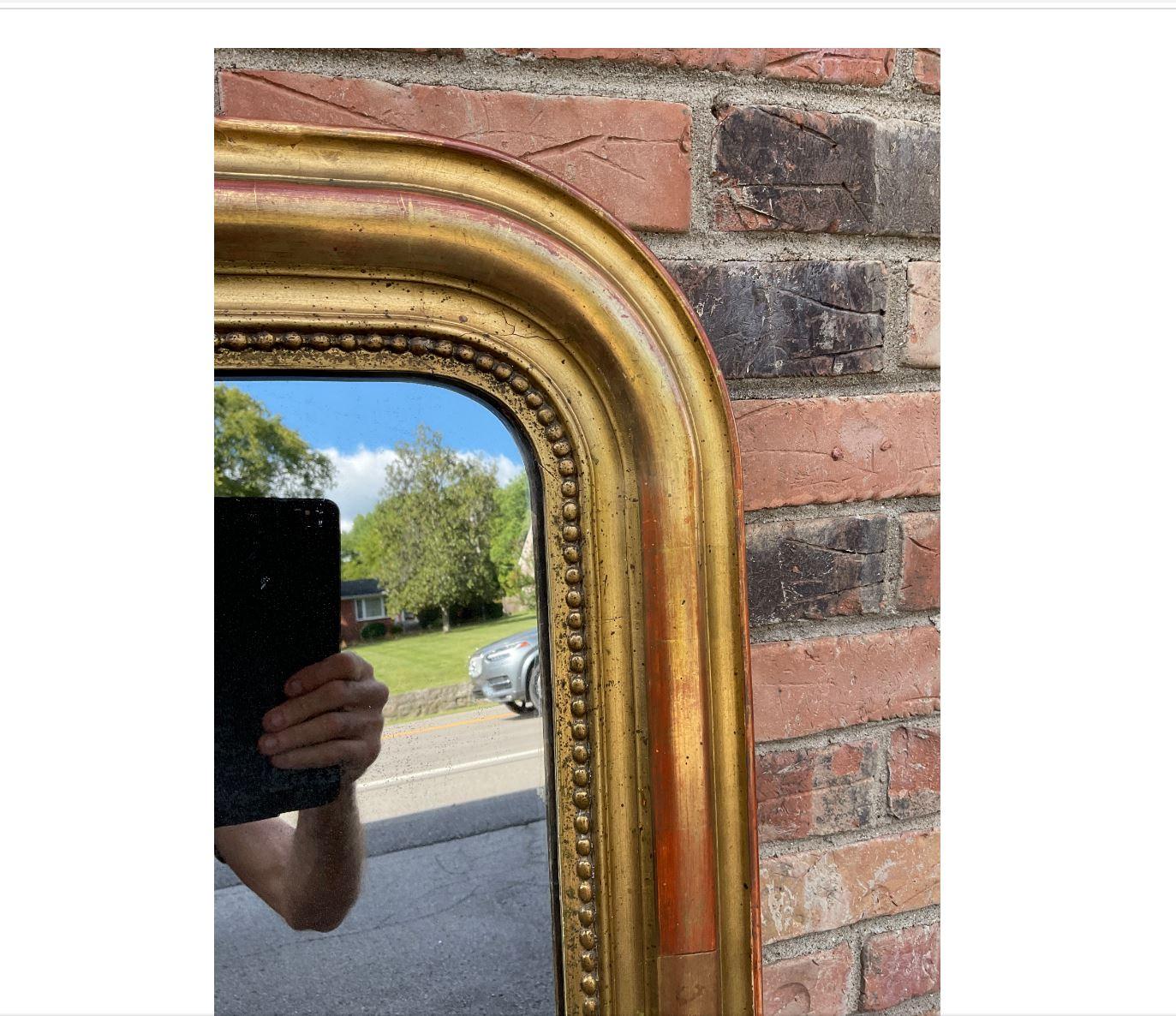 19th Century Louis Philippe Mirror #062 In Good Condition For Sale In Nashville, TN
