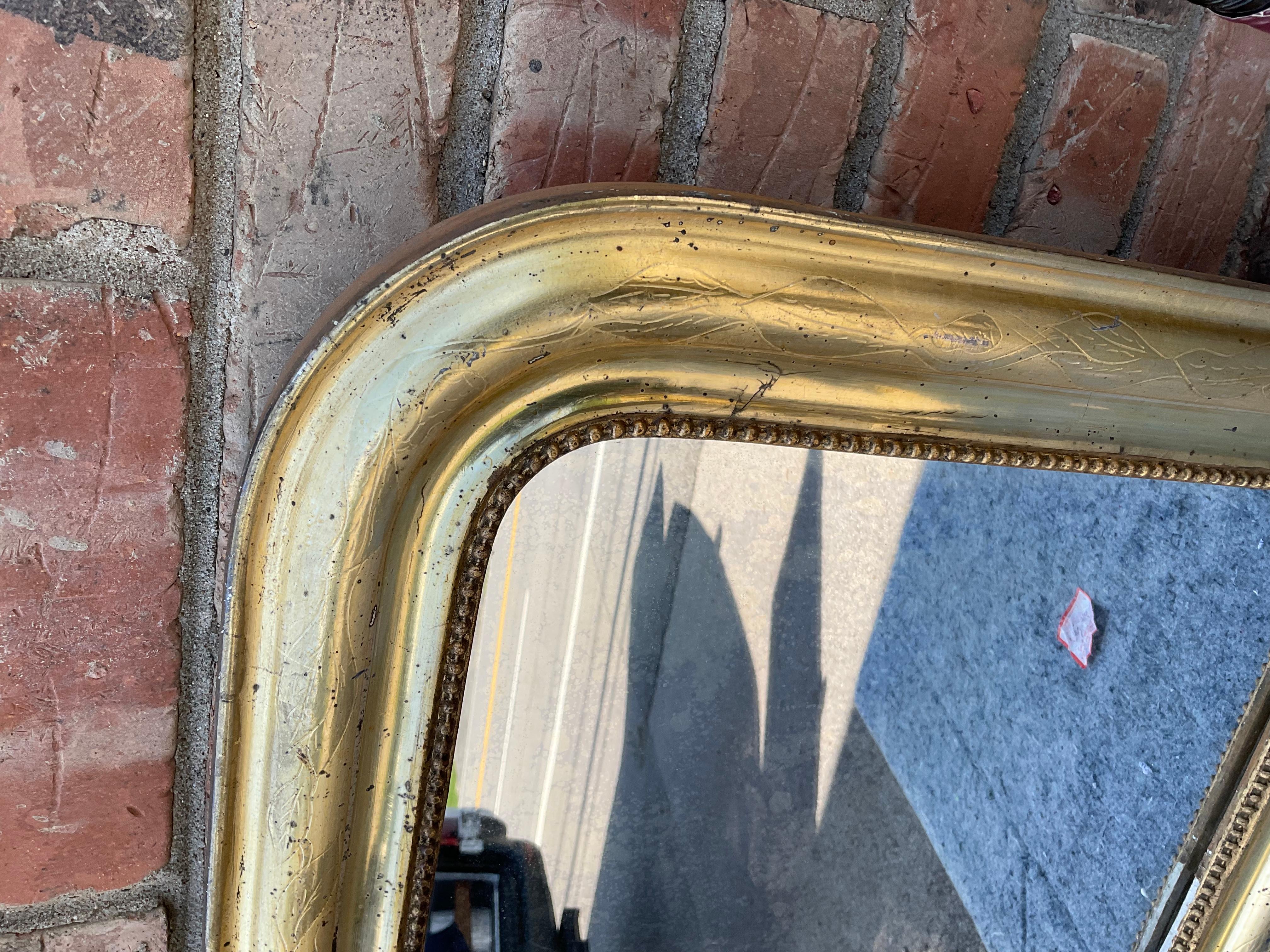 19th Century Louis Philippe Mirror  In Good Condition For Sale In Nashville, TN