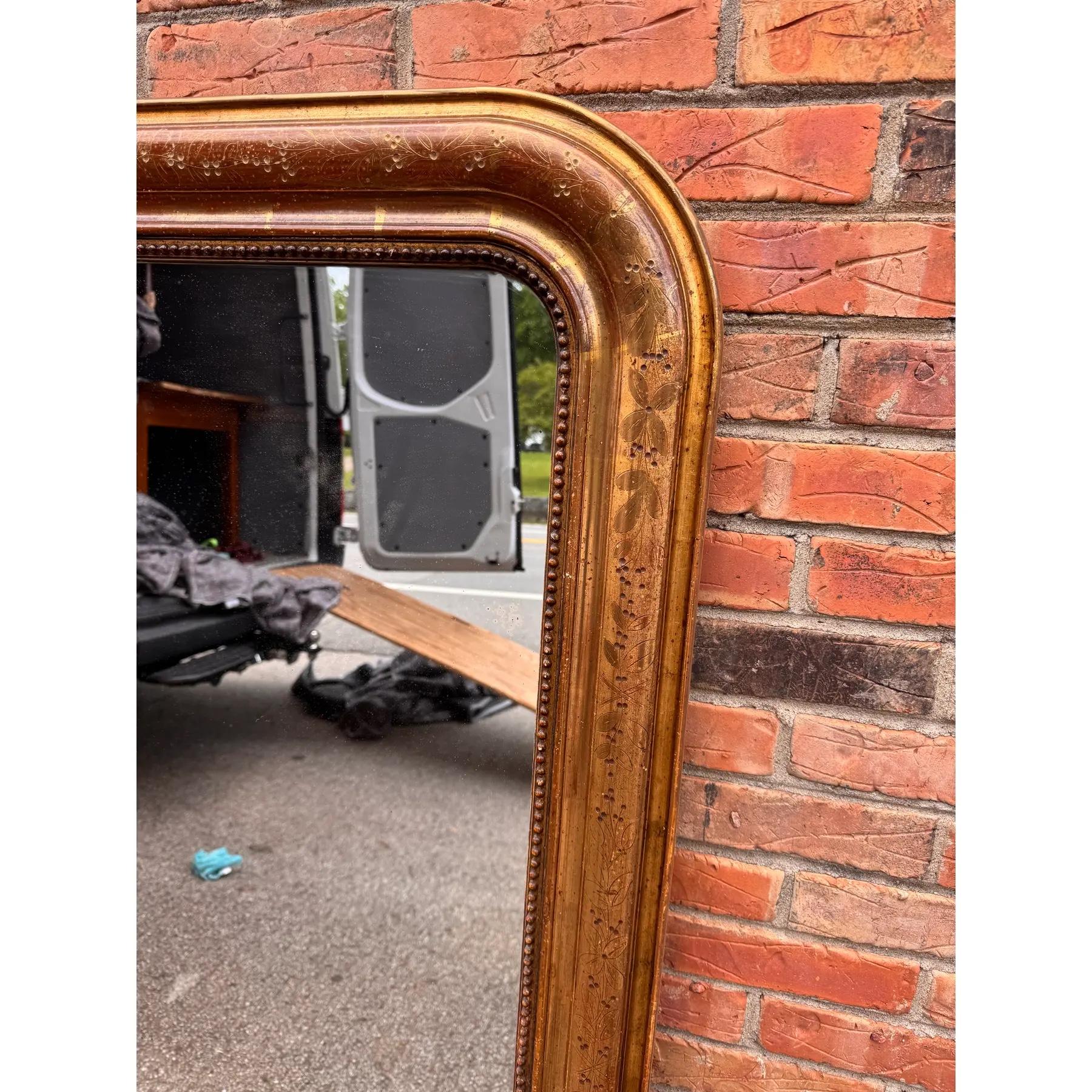 19th Century Louis Philippe Mirror In Good Condition For Sale In Nashville, TN