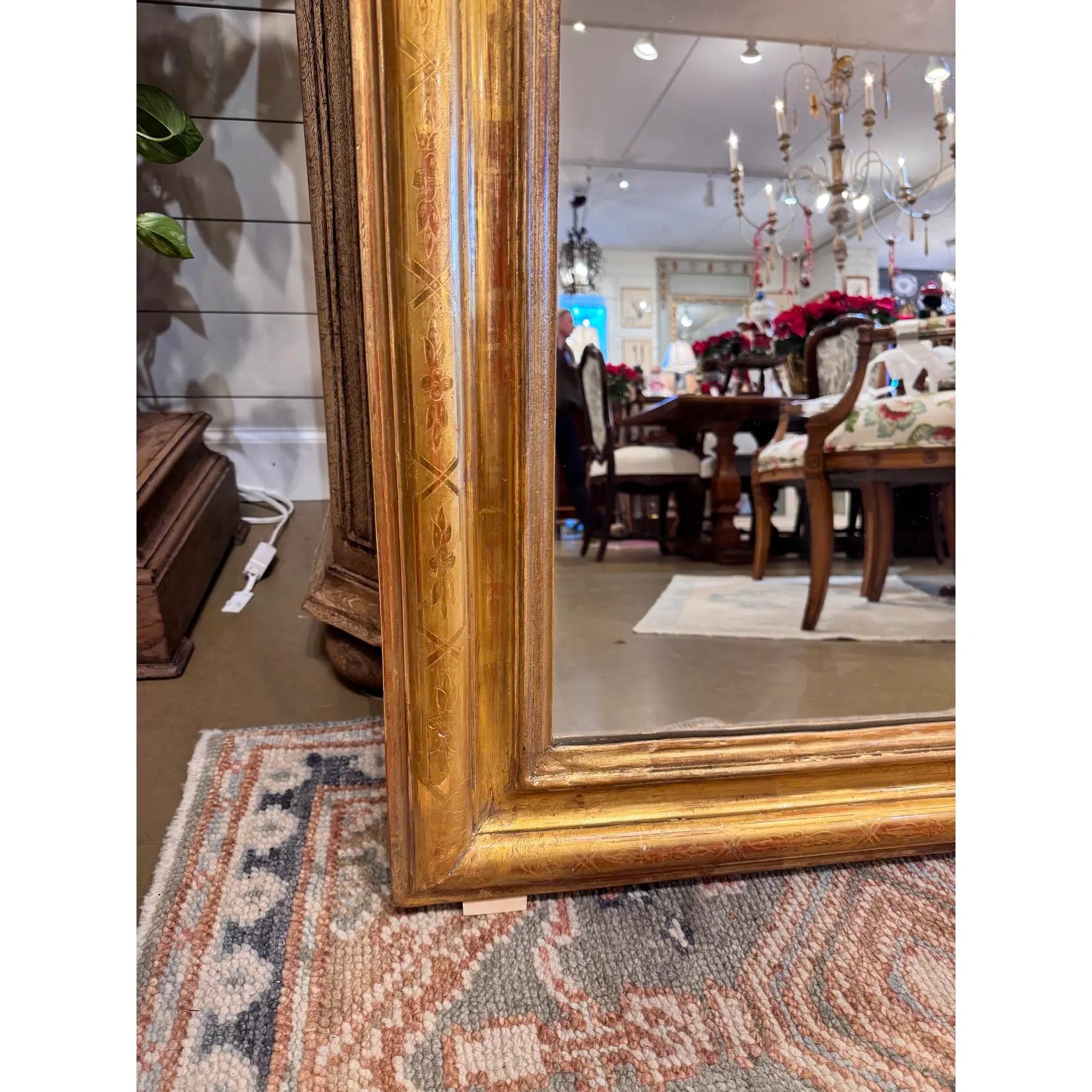 Specchio Louis Philippe del XIX secolo In condizioni ottime in vendita a Nashville, TN