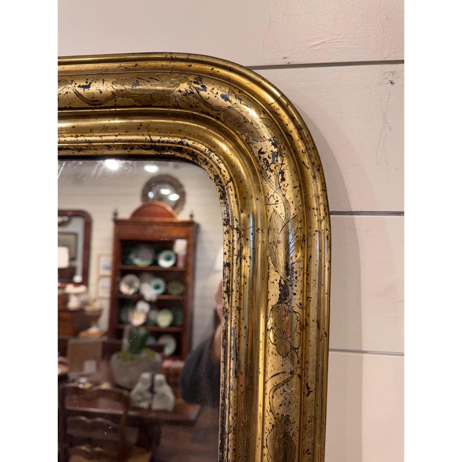 XIXe siècle Miroir Louis Philippe du 19ème siècle en vente