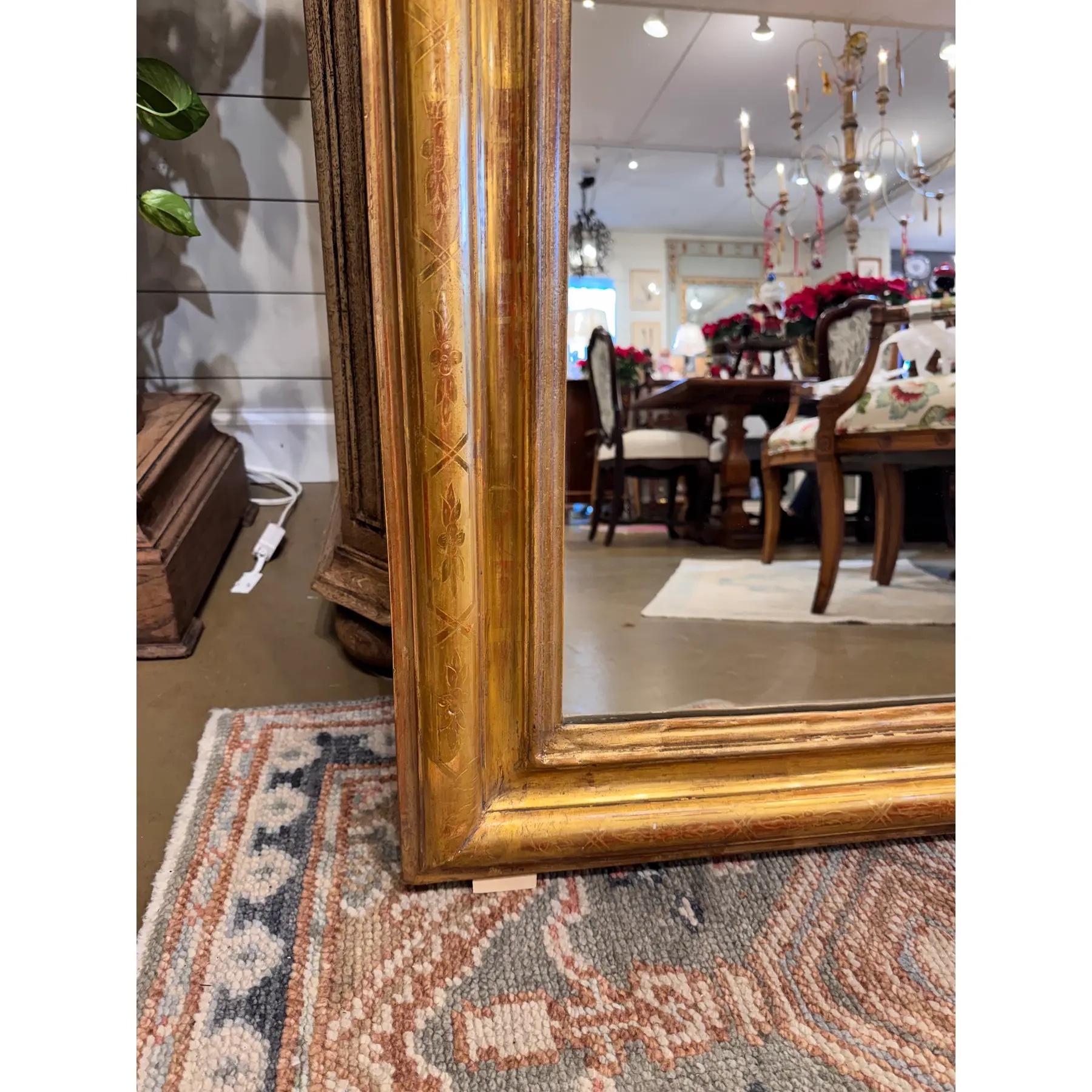 Fine XIX secolo Specchio Louis Philippe del XIX secolo in vendita