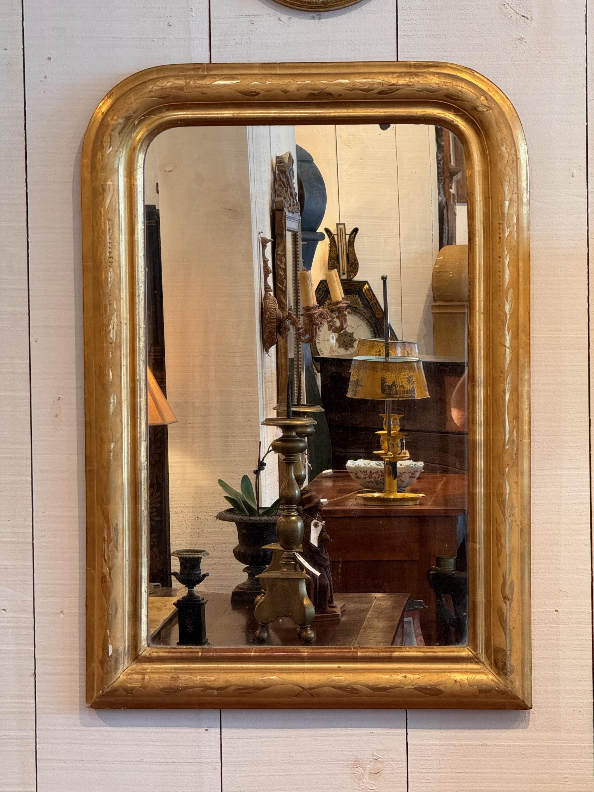 19th Century Louis Philippe Mirror 1