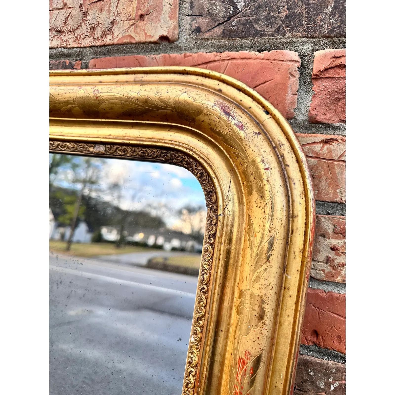 19th Century Louis Philippe Mirror 3