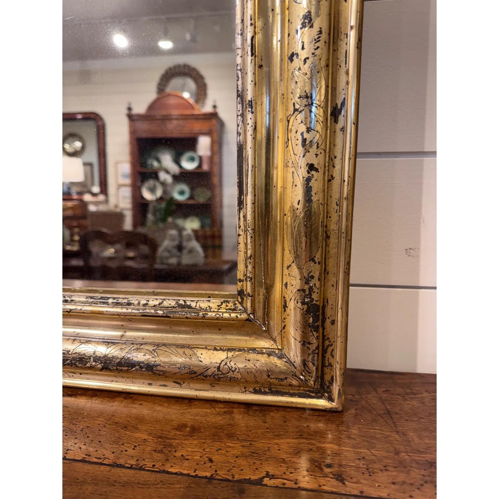 Miroir Louis Philippe du 19ème siècle en vente 3