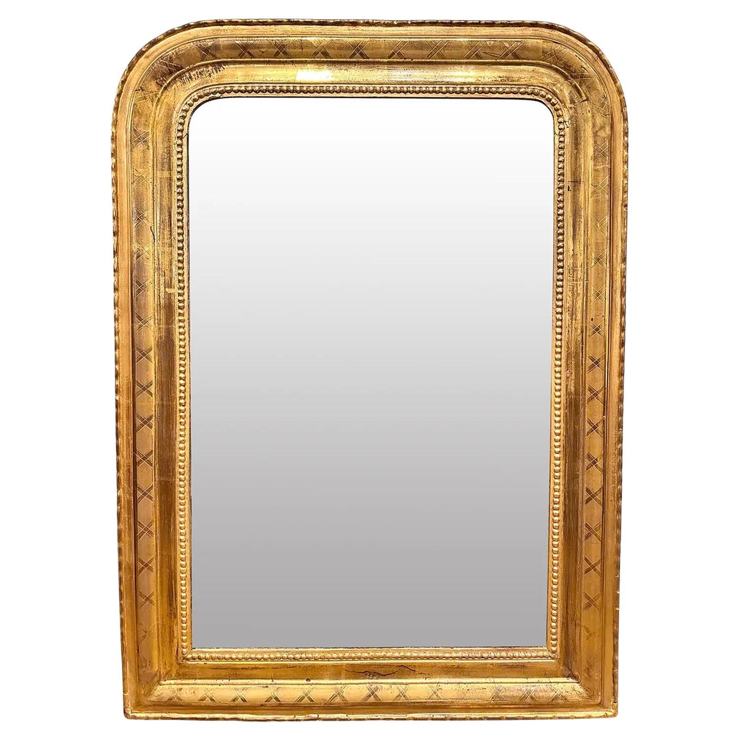 19th Century Louis Philippe Mirror