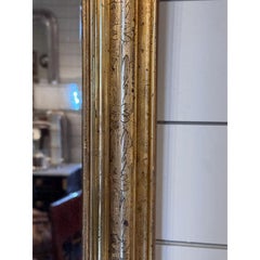 19th Century Louis Philippe Mirror, Giltwood, Hand Carved, Antique
