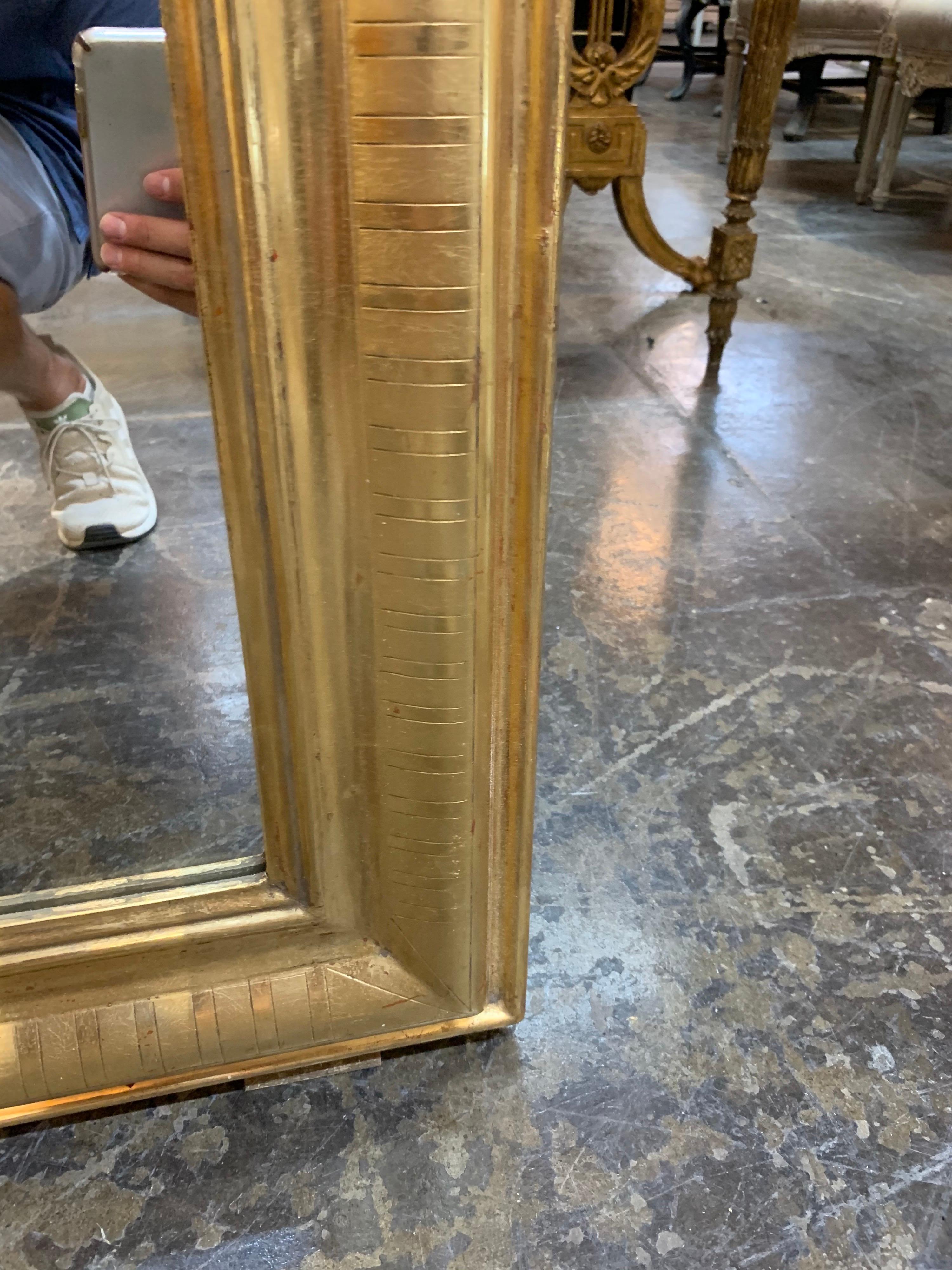 19th Century Louis Philippe Mirror with Gold Gilt 2