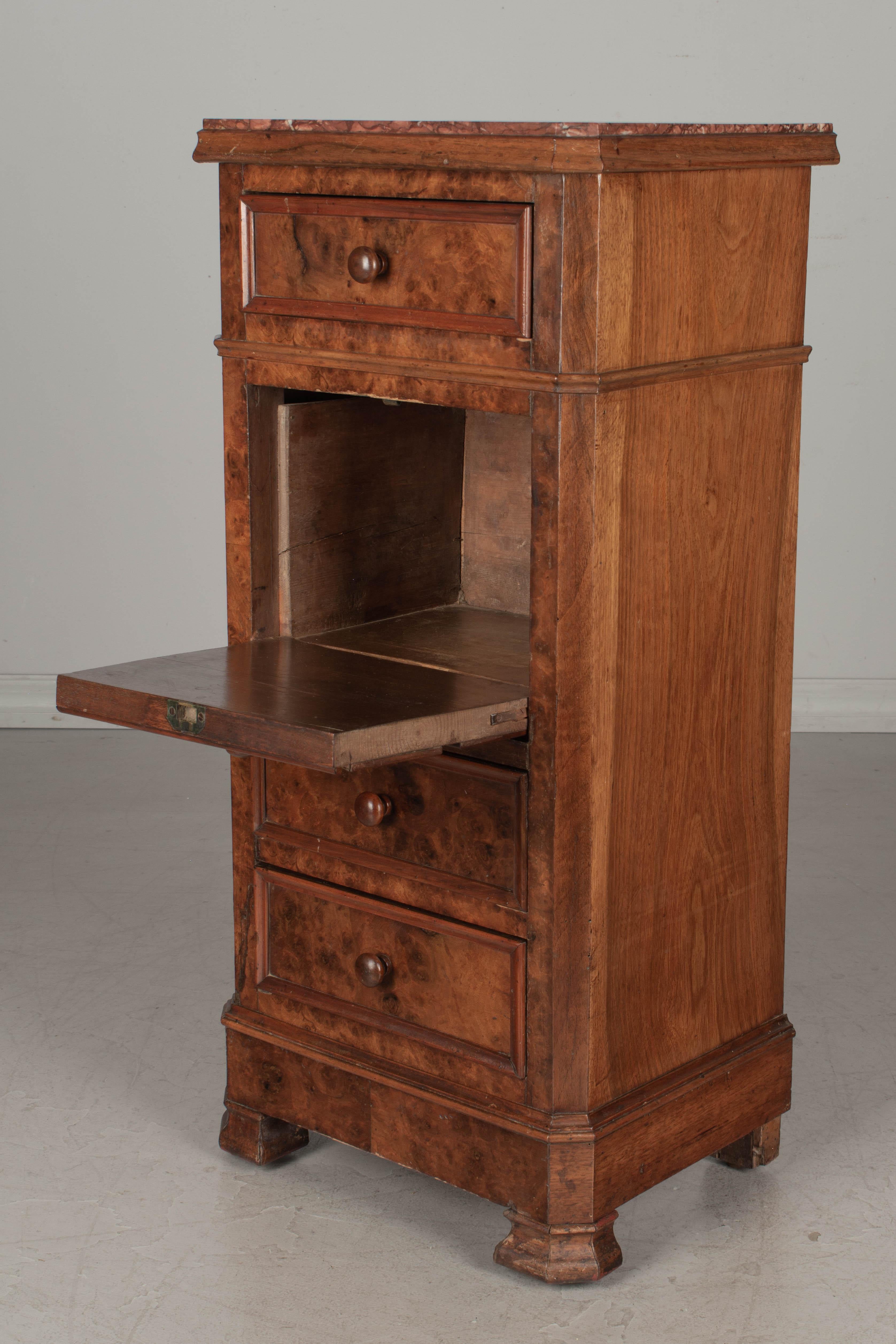 French 19th Century Louis Philippe Nightstand For Sale