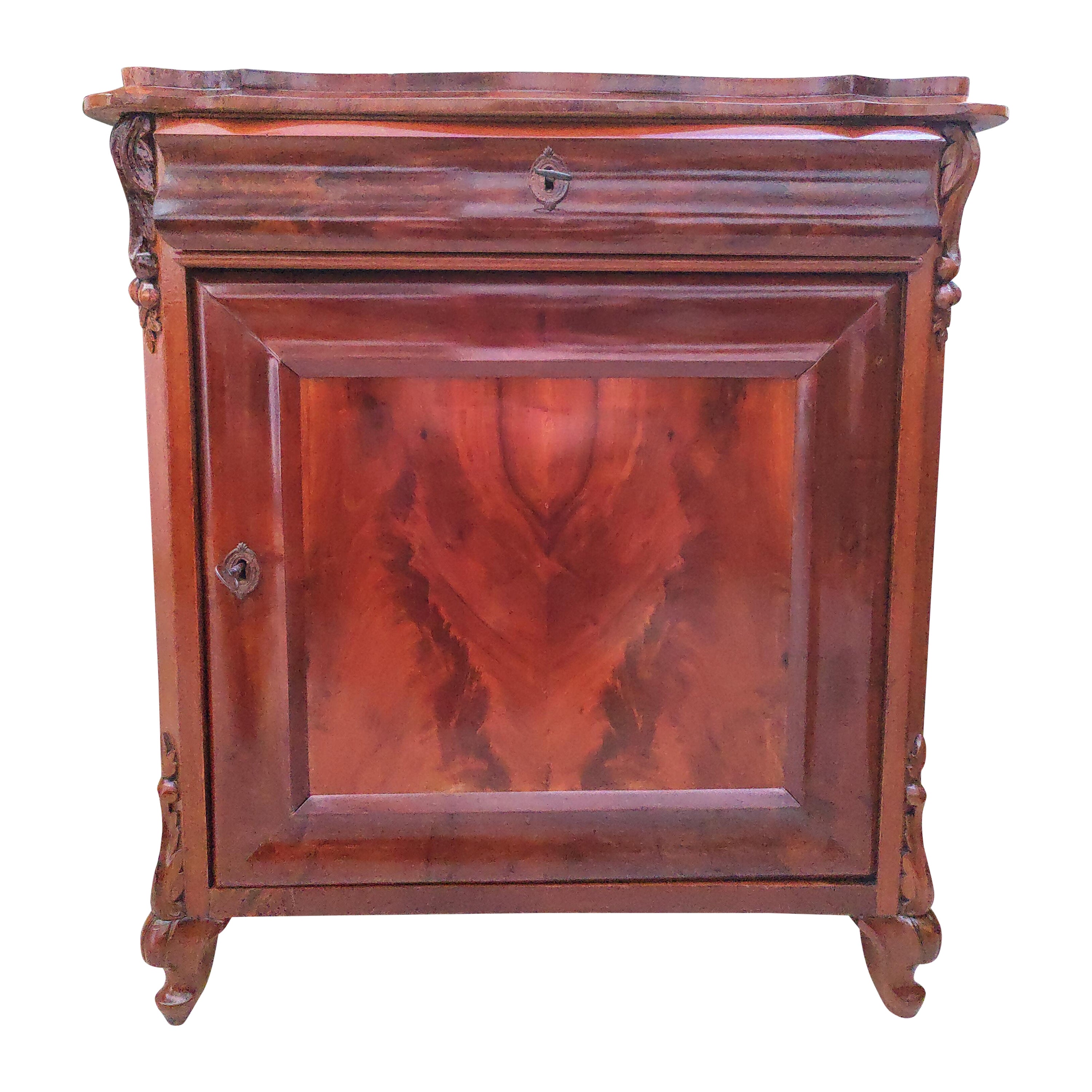 Armoire à une porte Louis Philippe du 19ème siècle en vente